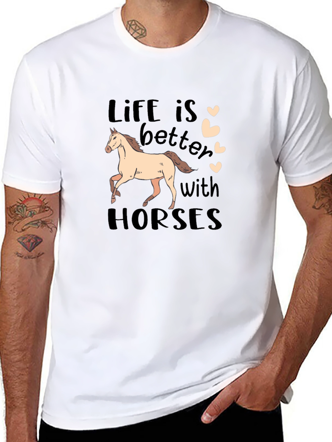 Life is Better with Horses Graphic Tee