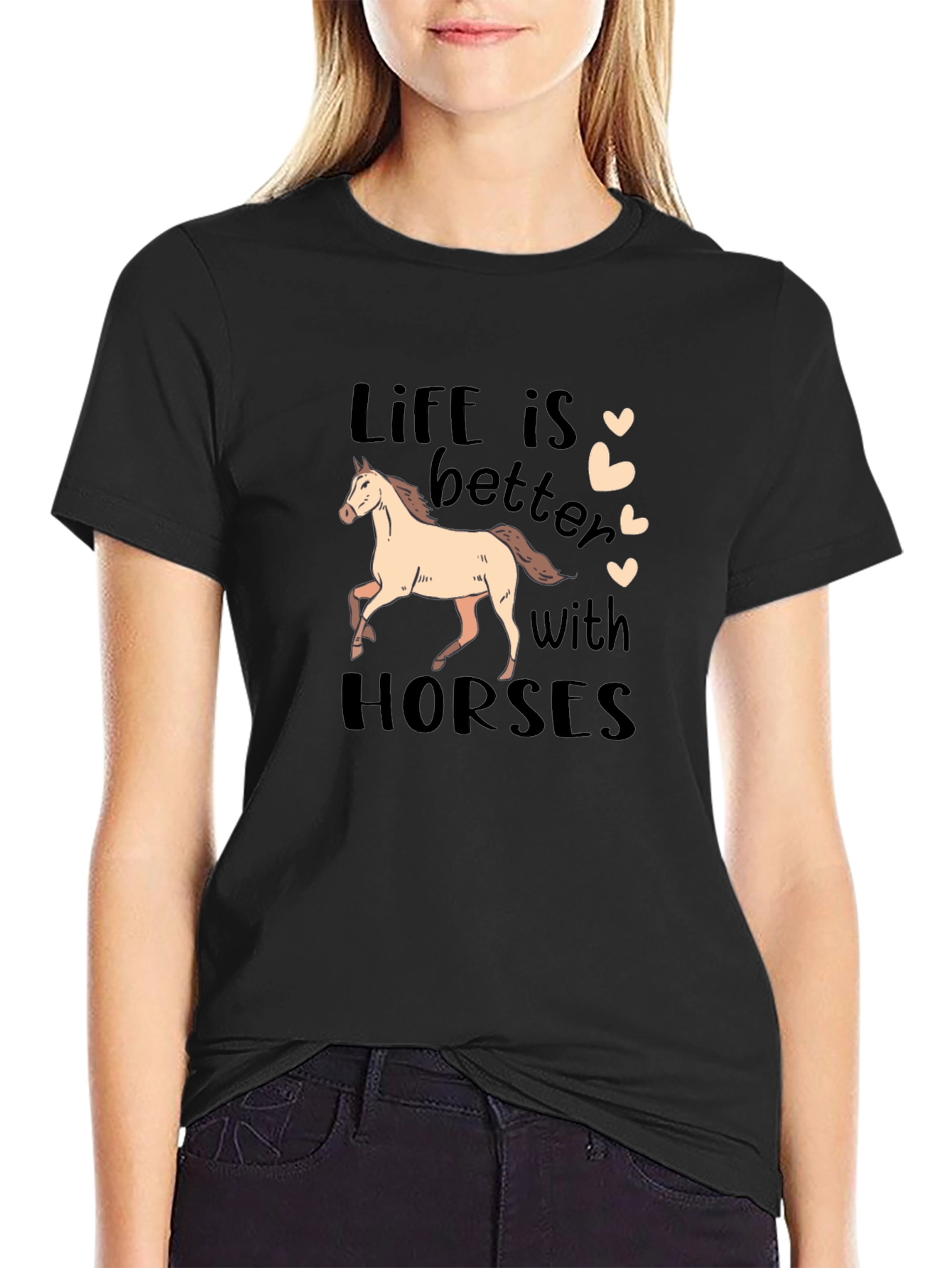 Life is Better with Horses Graphic Tee