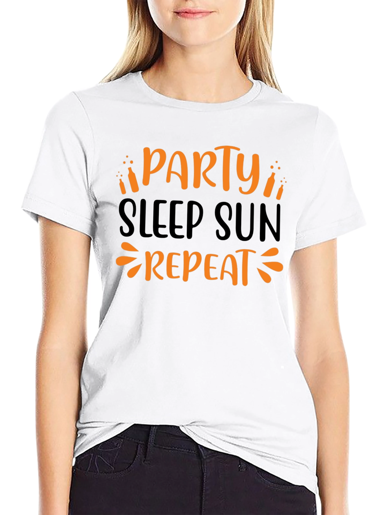 Party Sleep Sun Repeat Graphic Tee