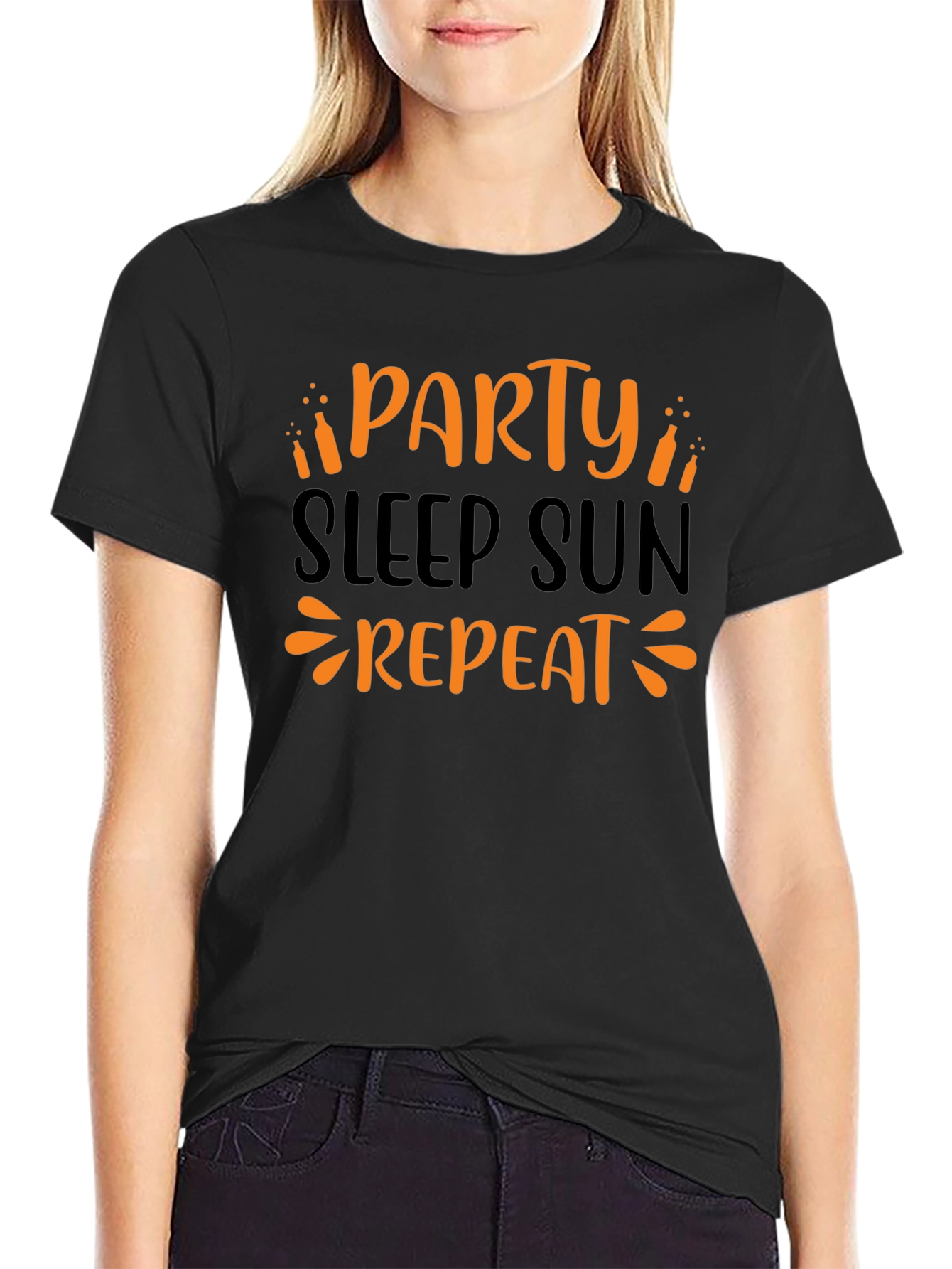 Party Sleep Sun Repeat Graphic Tee