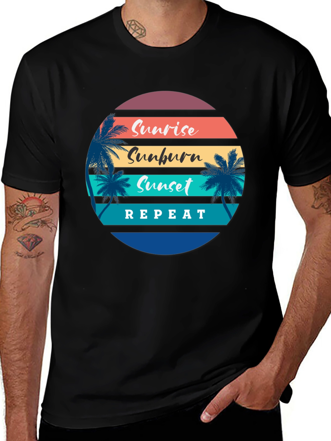 Sunrise Sunset Repeat T-Shirt