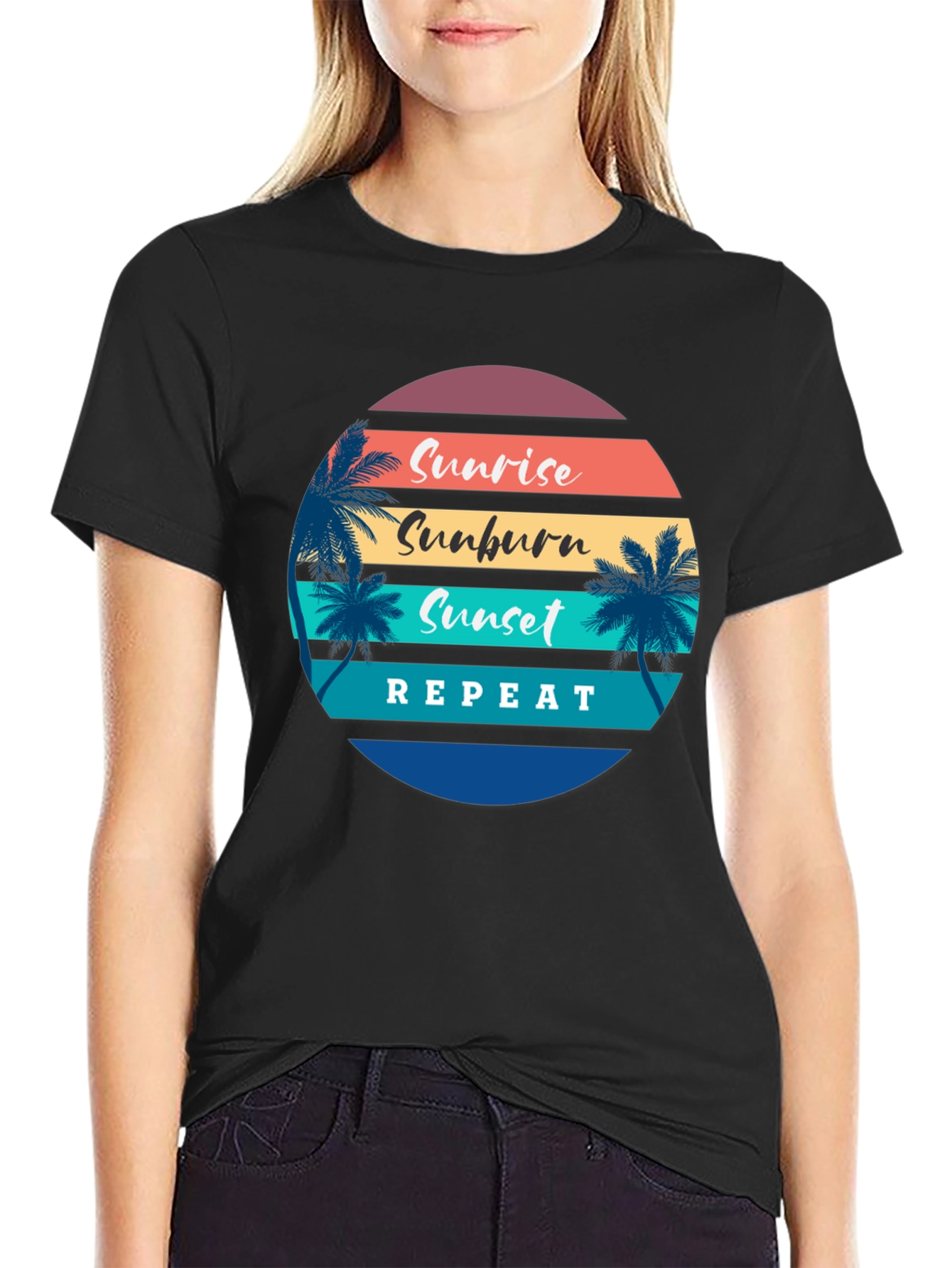 Sunrise Sunset Repeat T-Shirt