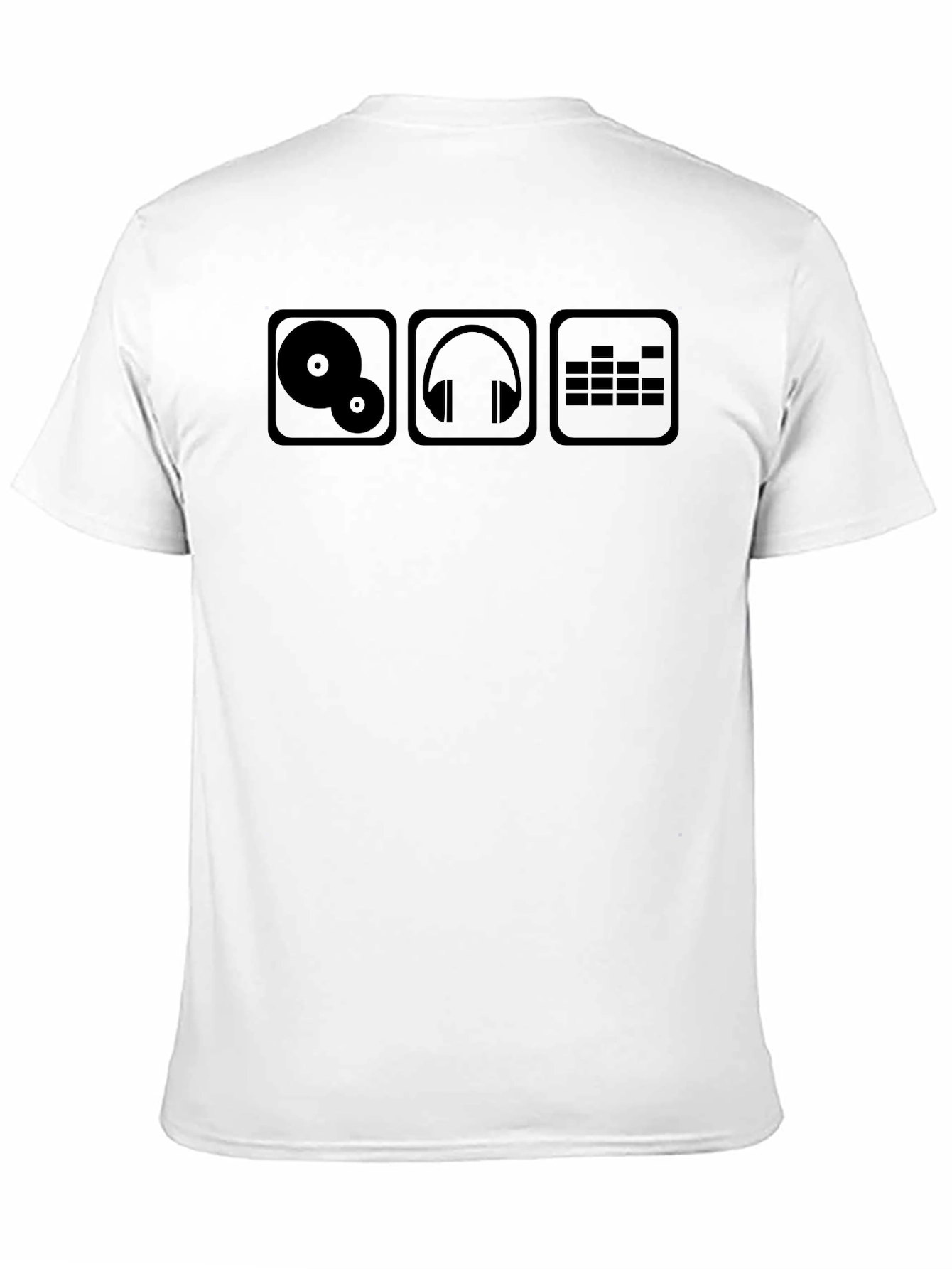 DJ Music Lover T-Shirt - Black Cotton Tee