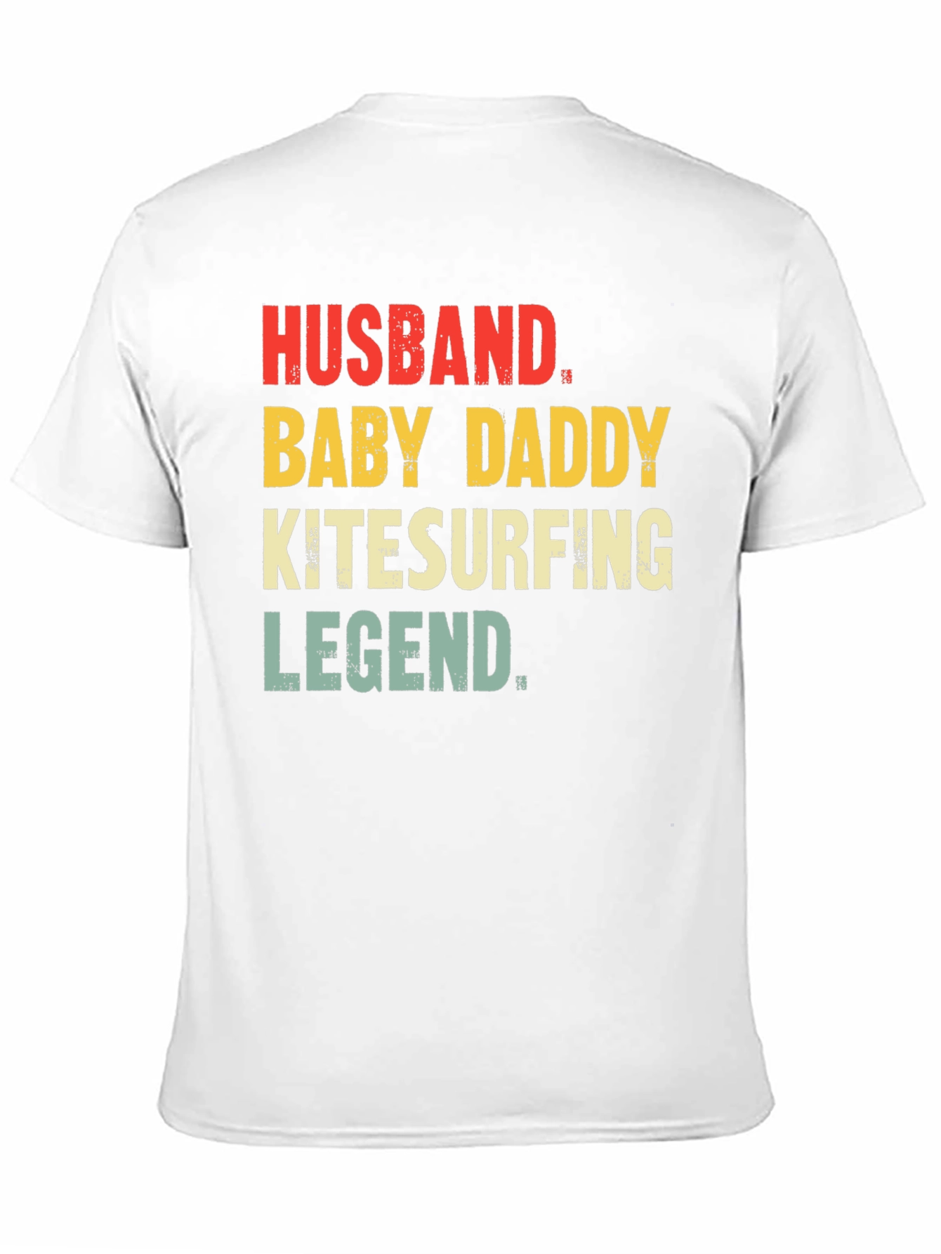 Husband Baby Daddy Kitesurfing Legend T-Shirt