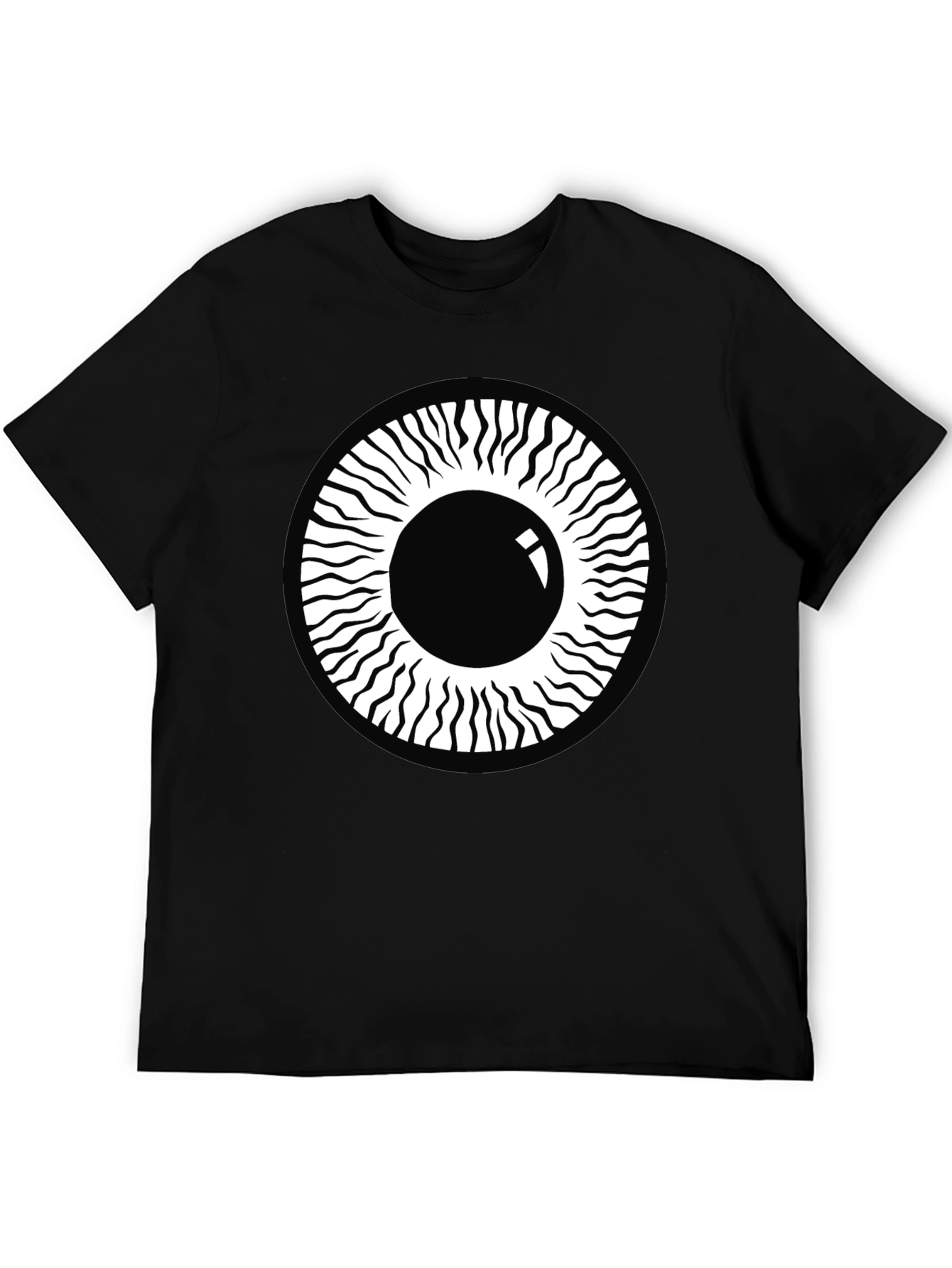 Eye Graphic Black T-Shirt - Modern Style