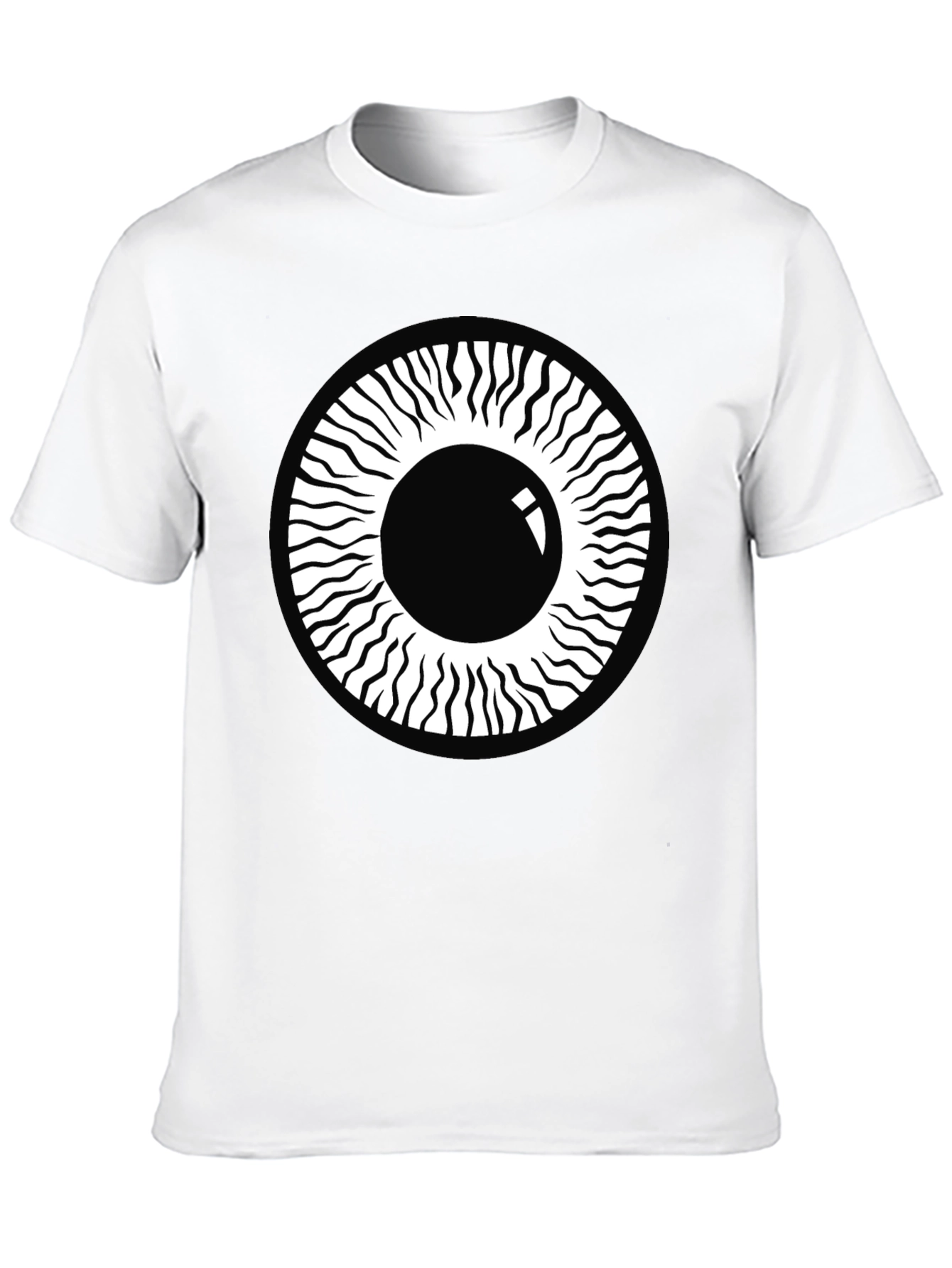 Eye Graphic Black T-Shirt - Modern Style