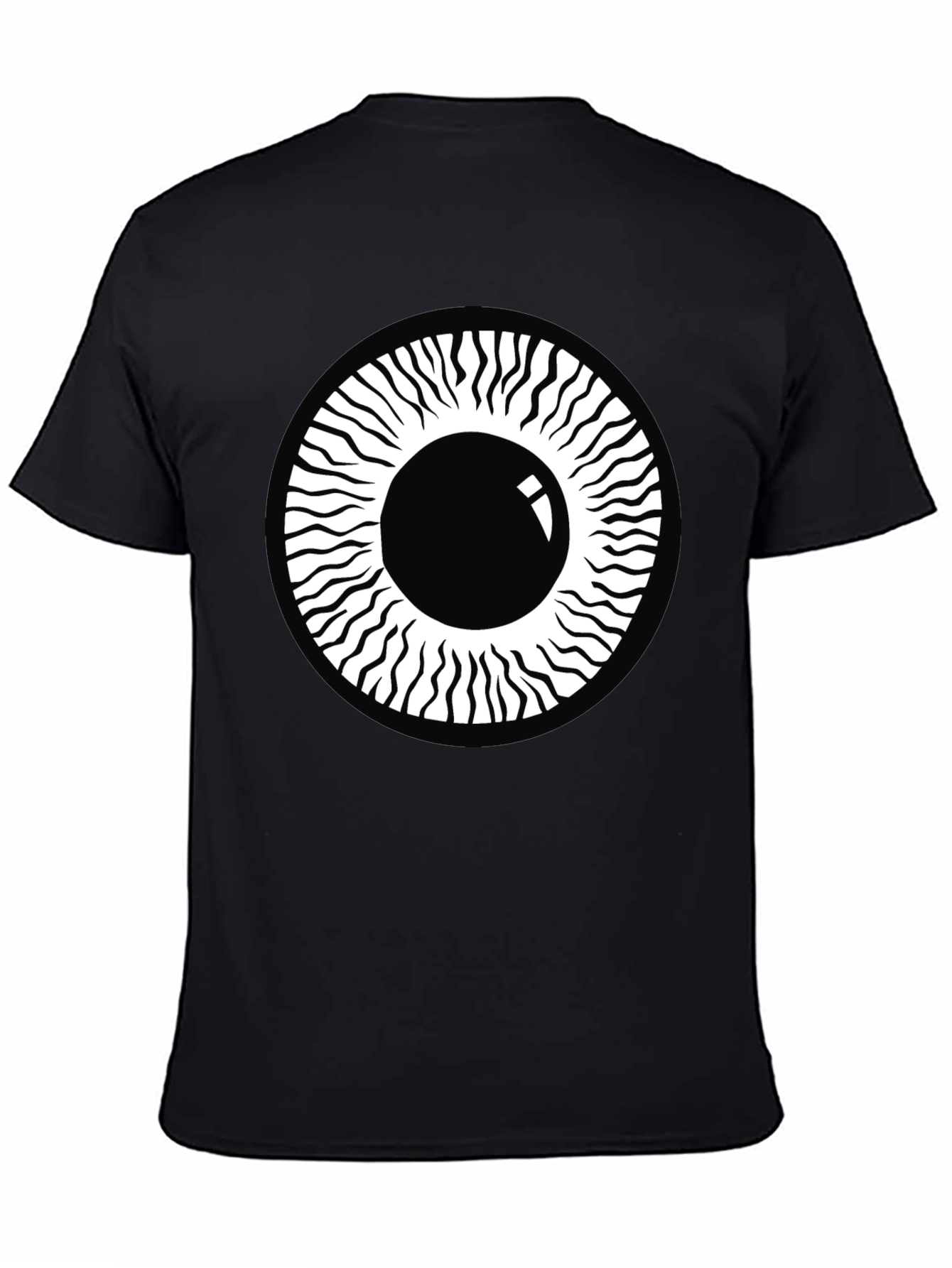 Eye Graphic Black T-Shirt - Modern Style