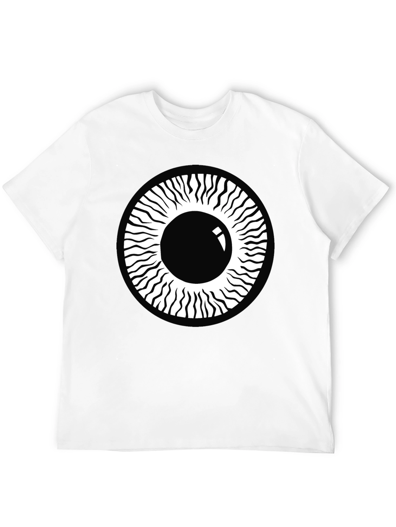 Eye Graphic Black T-Shirt - Modern Style