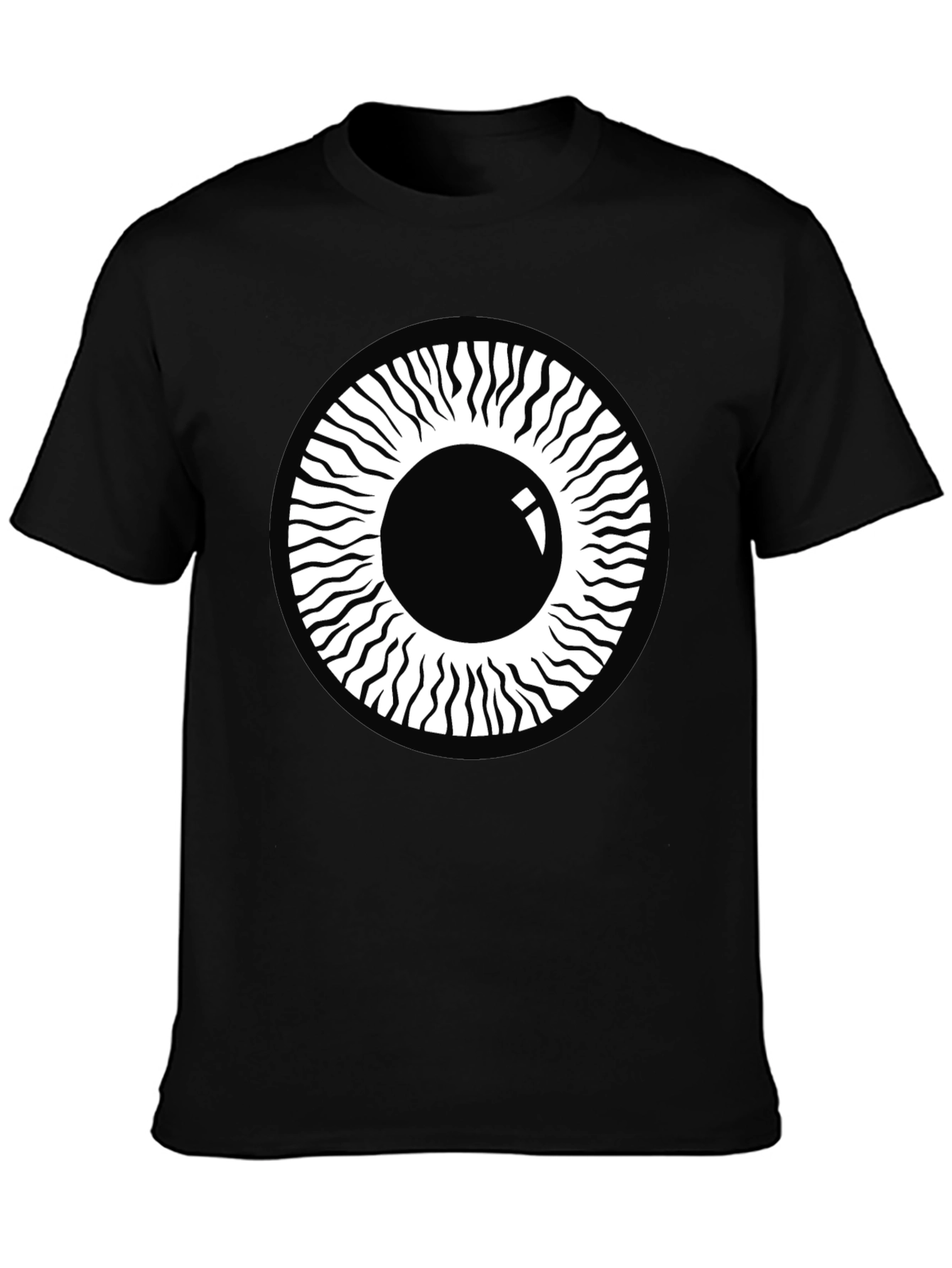 Eye Graphic Black T-Shirt - Modern Style