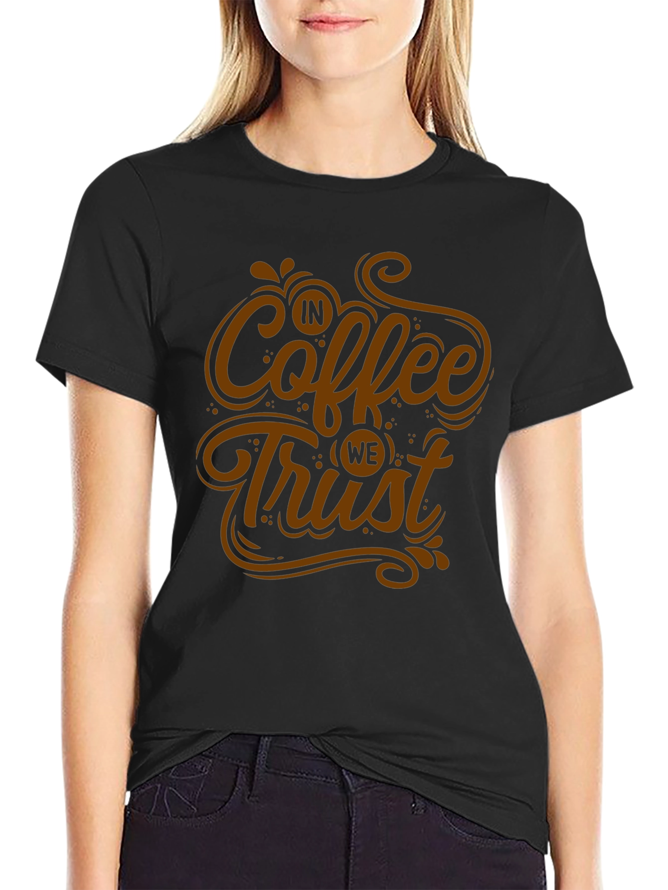 In Coffee We Trust T-Shirt - Graphic Tee