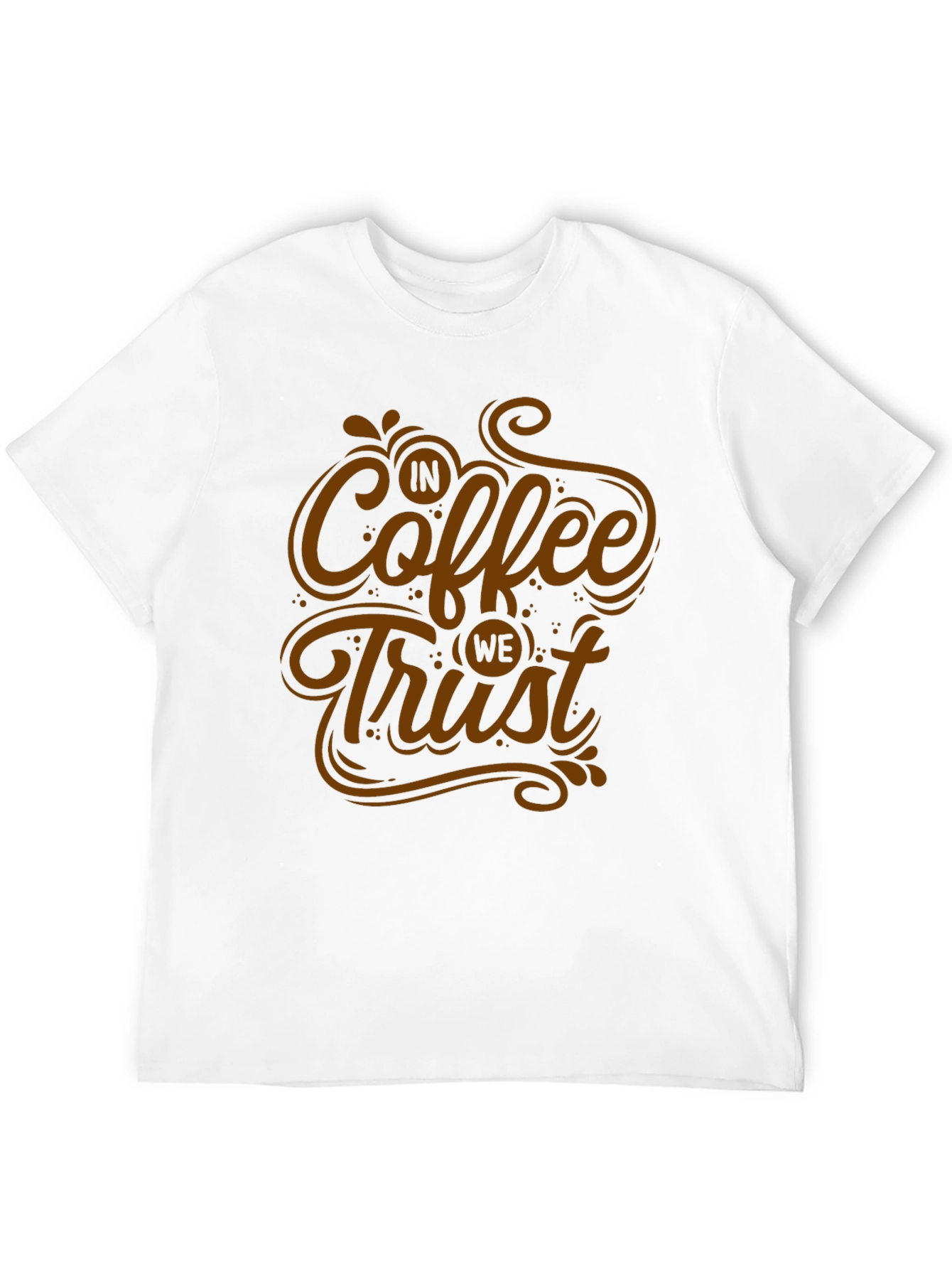 In Coffee We Trust T-Shirt - Graphic Tee
