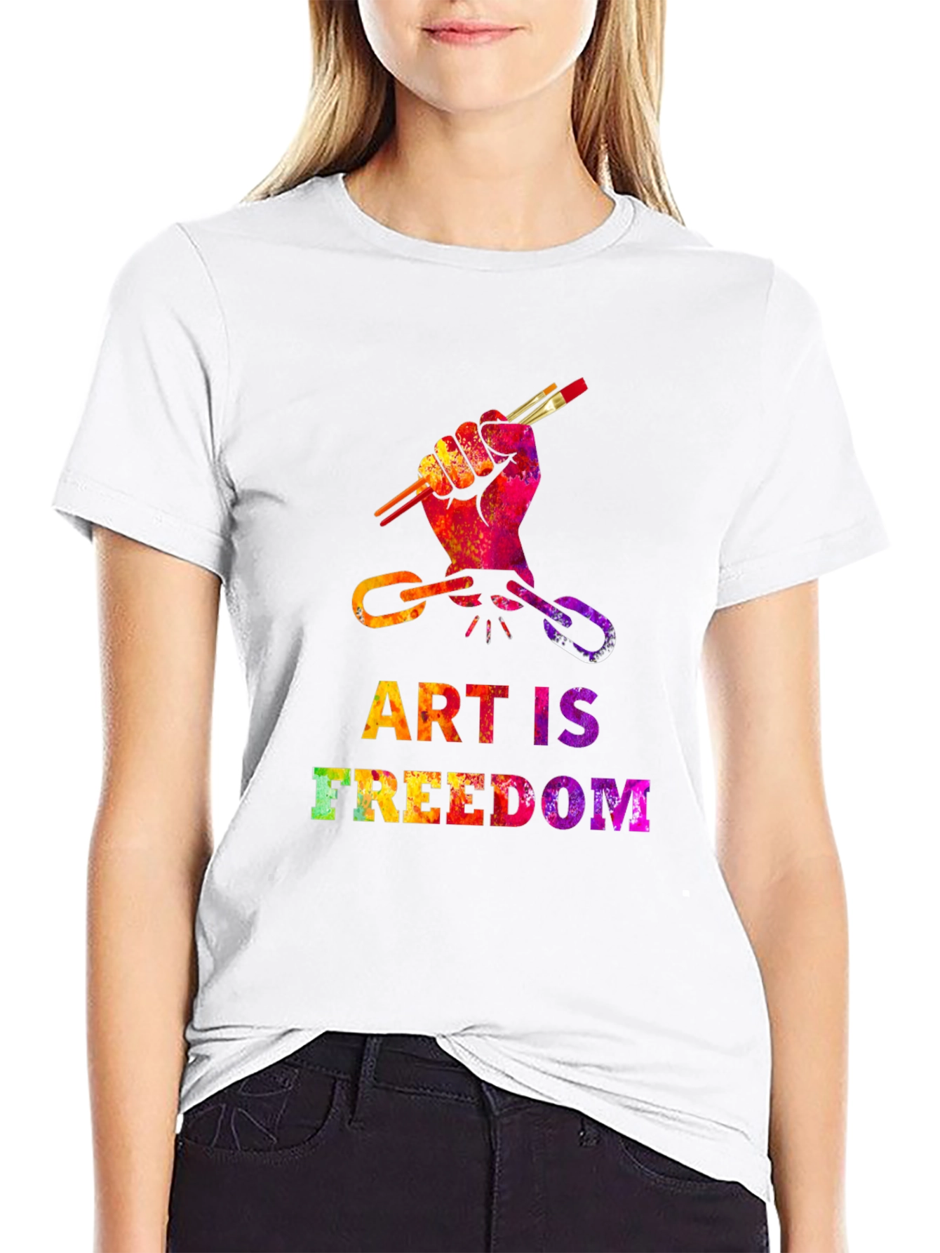 Art Is Freedom Graphic T-Shirt