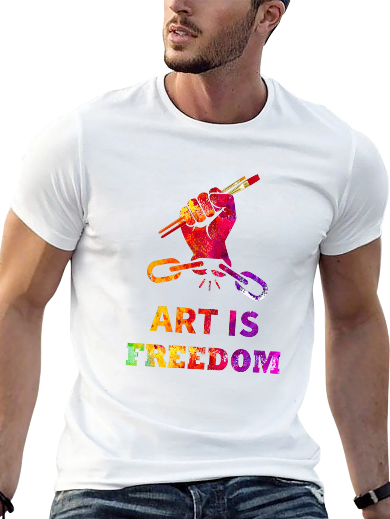 Art Is Freedom Graphic T-Shirt