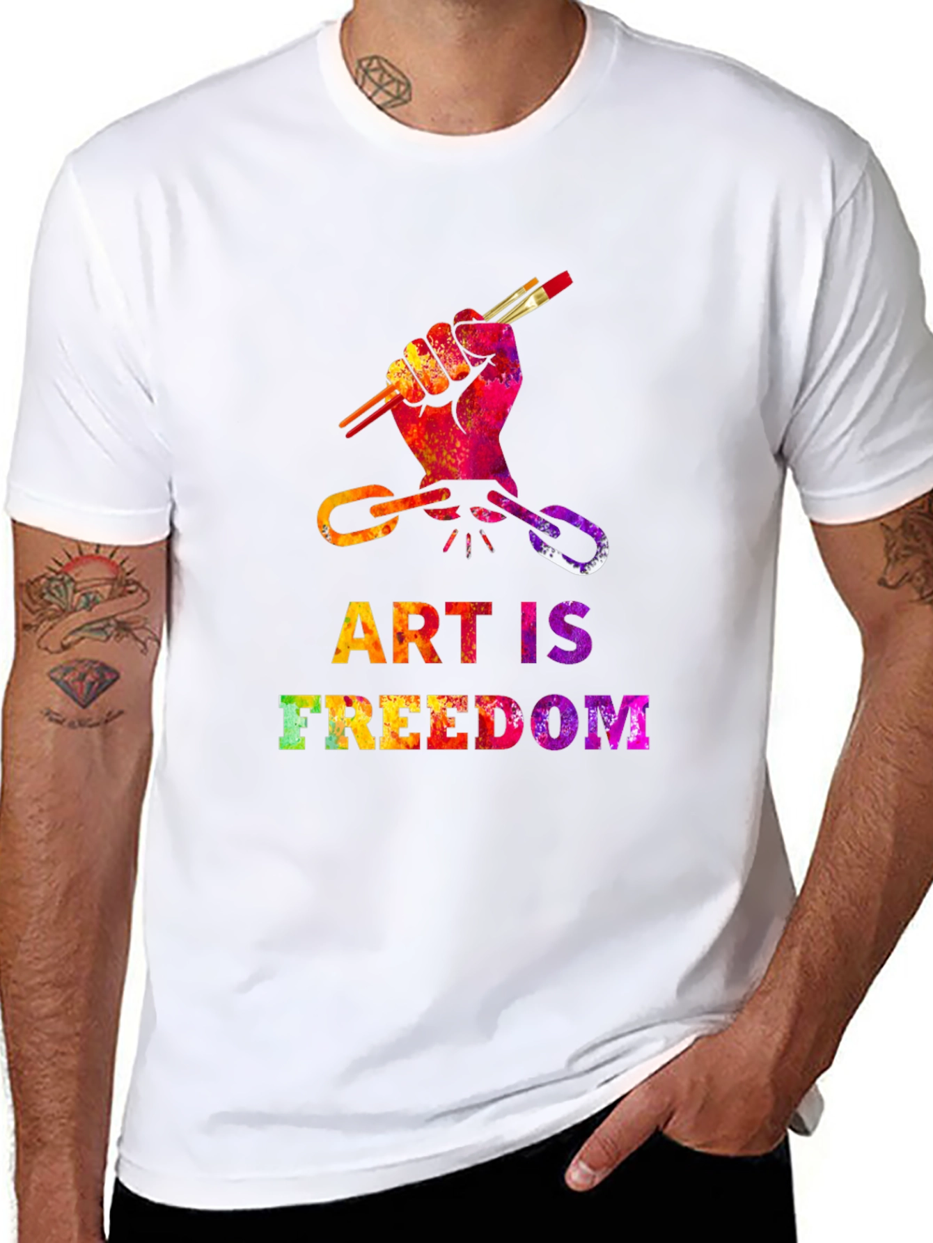 Art Is Freedom Graphic T-Shirt