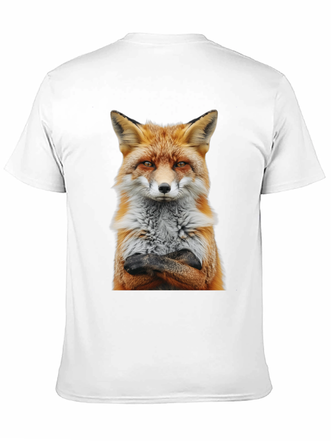 Fox with Attitude Graphic Tee - Cool Animal Shirt