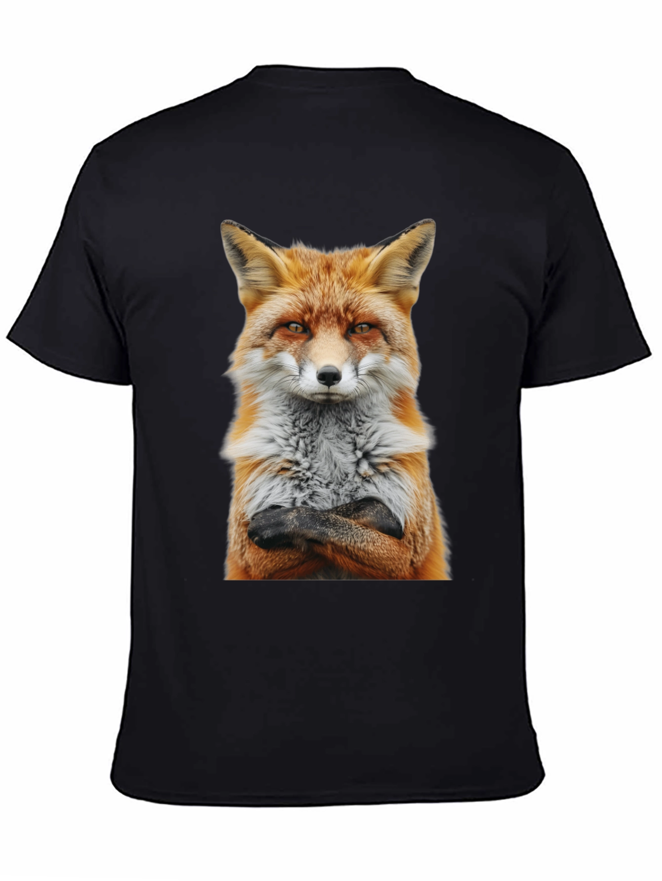 Fox with Attitude Graphic Tee - Cool Animal Shirt
