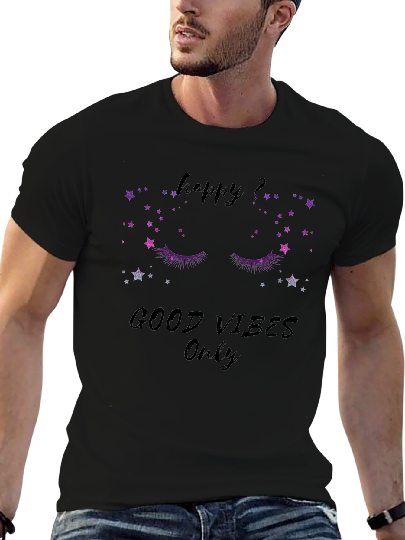 Happy Vibes Graphic T-Shirt