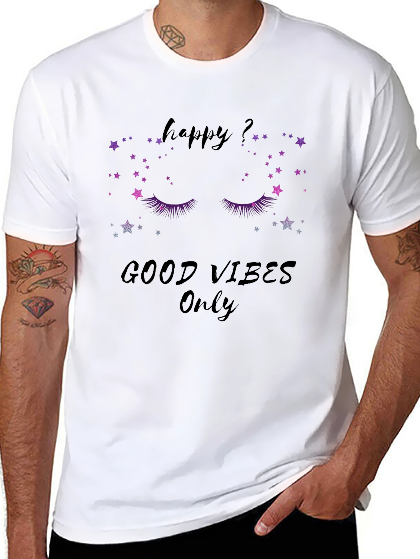 Happy Vibes Graphic T-Shirt
