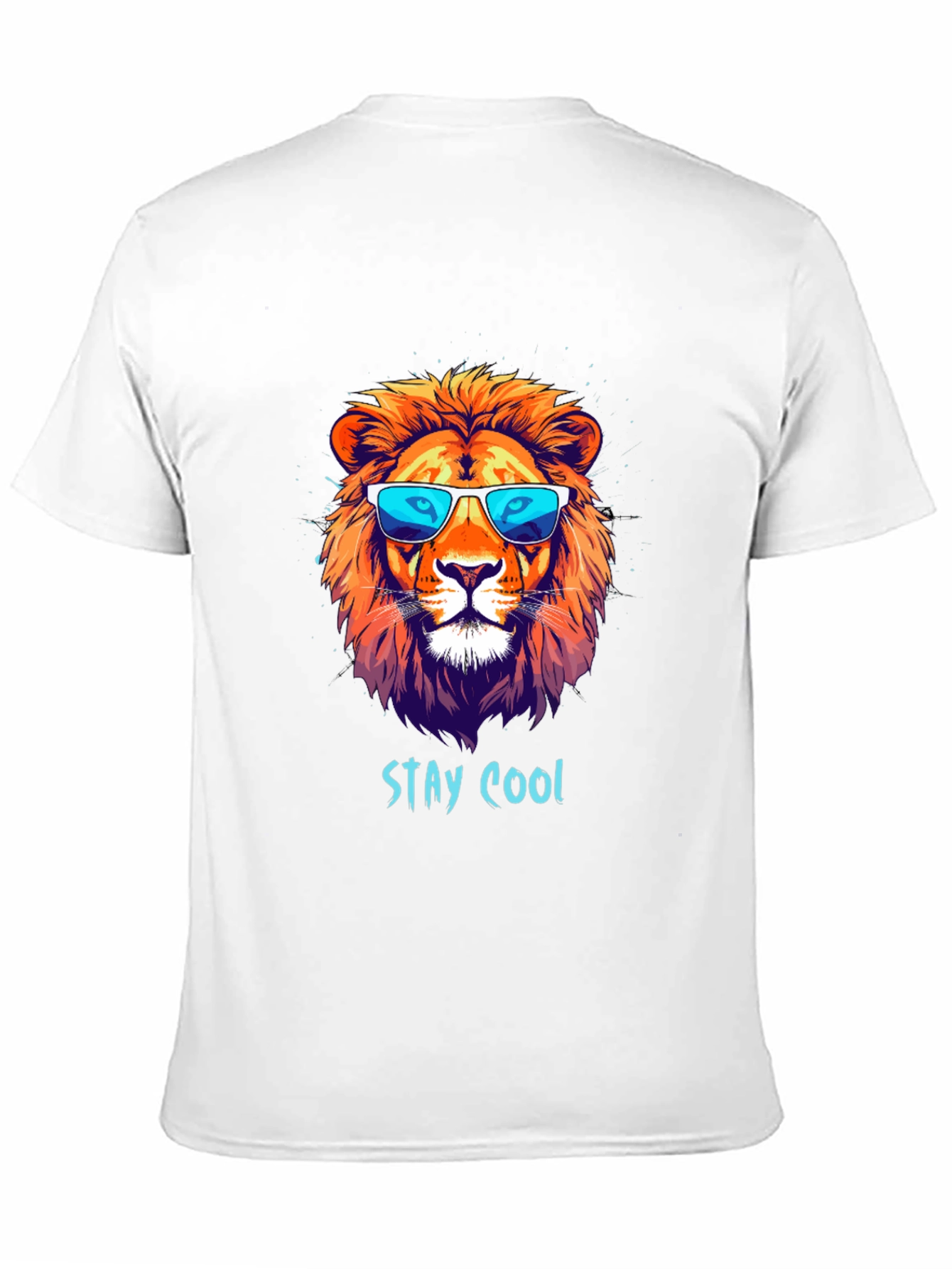Cool Lion Graphic T-Shirt - Stay Cool