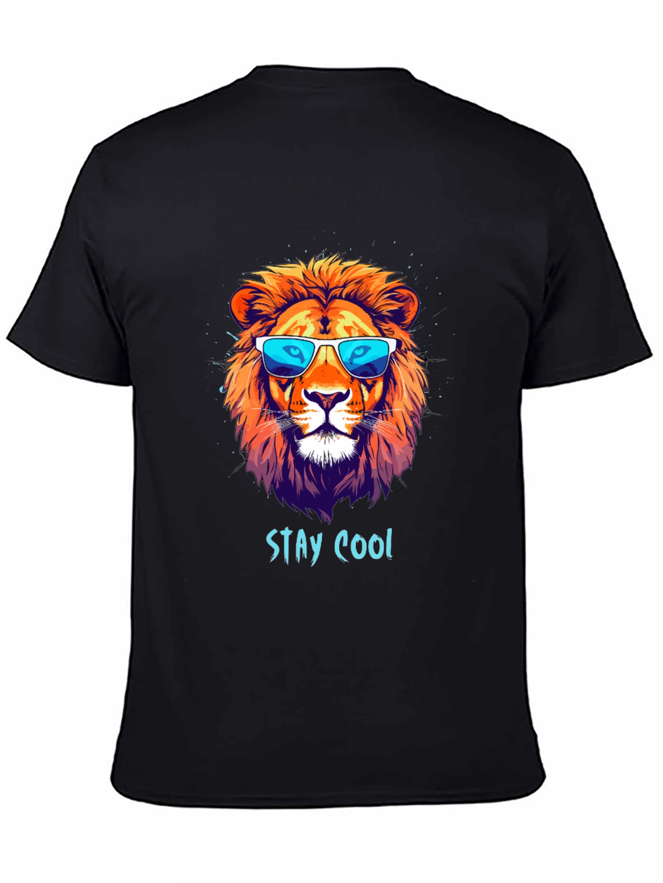 Cool Lion Graphic T-Shirt - Stay Cool