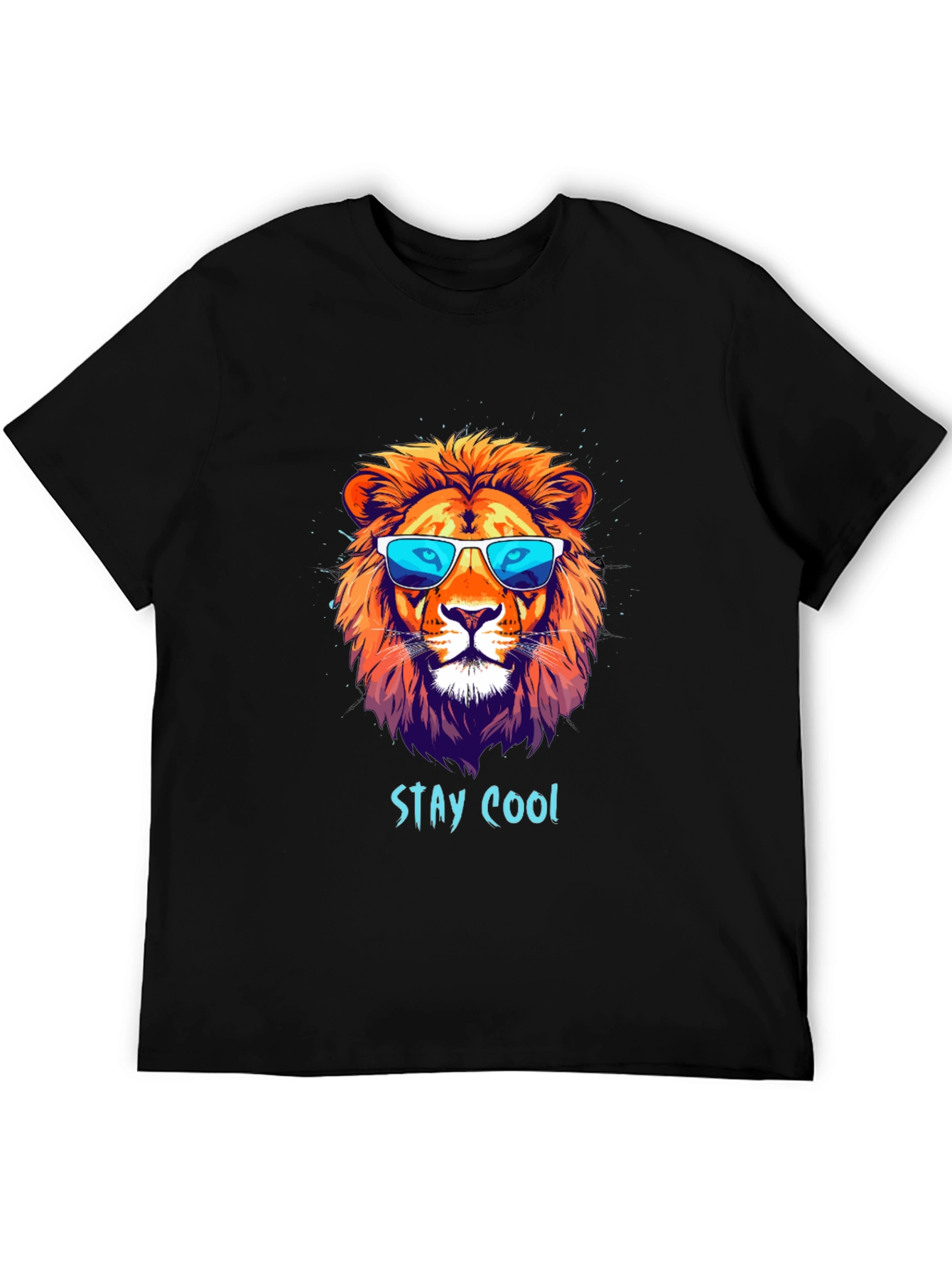 Cool Lion Graphic T-Shirt - Stay Cool