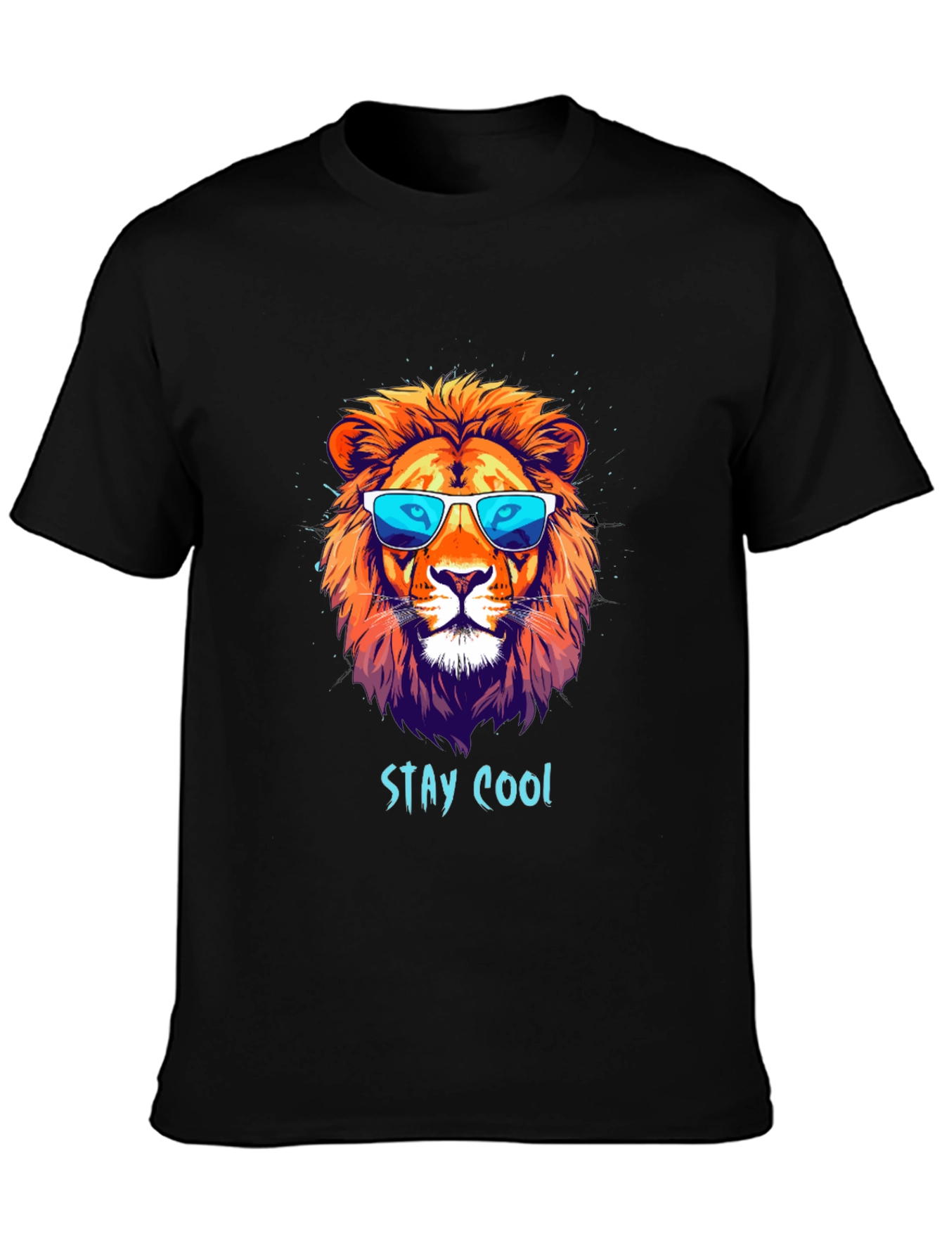 Cool Lion Graphic T-Shirt - Stay Cool