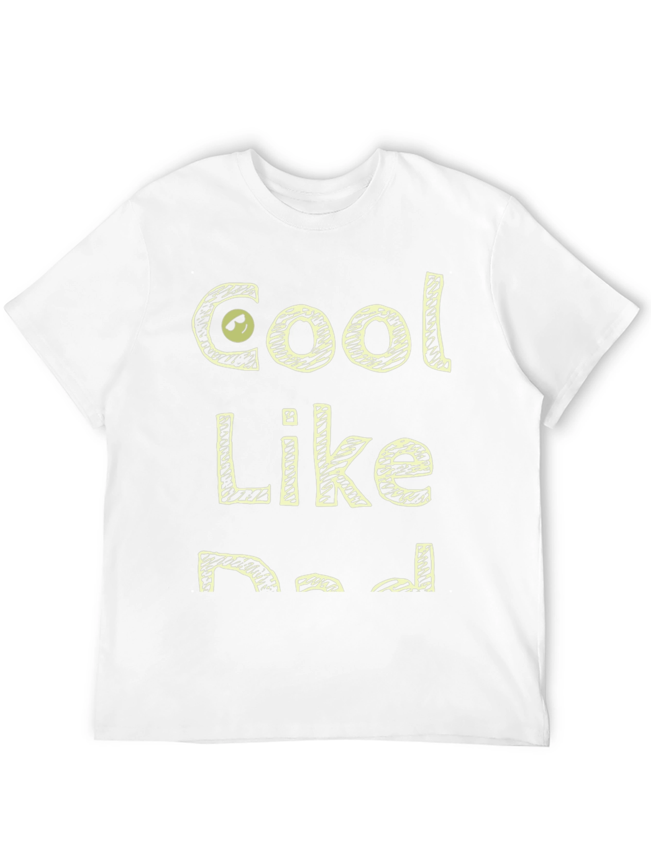 Cool Like Dad Black Graphic T-Shirt
