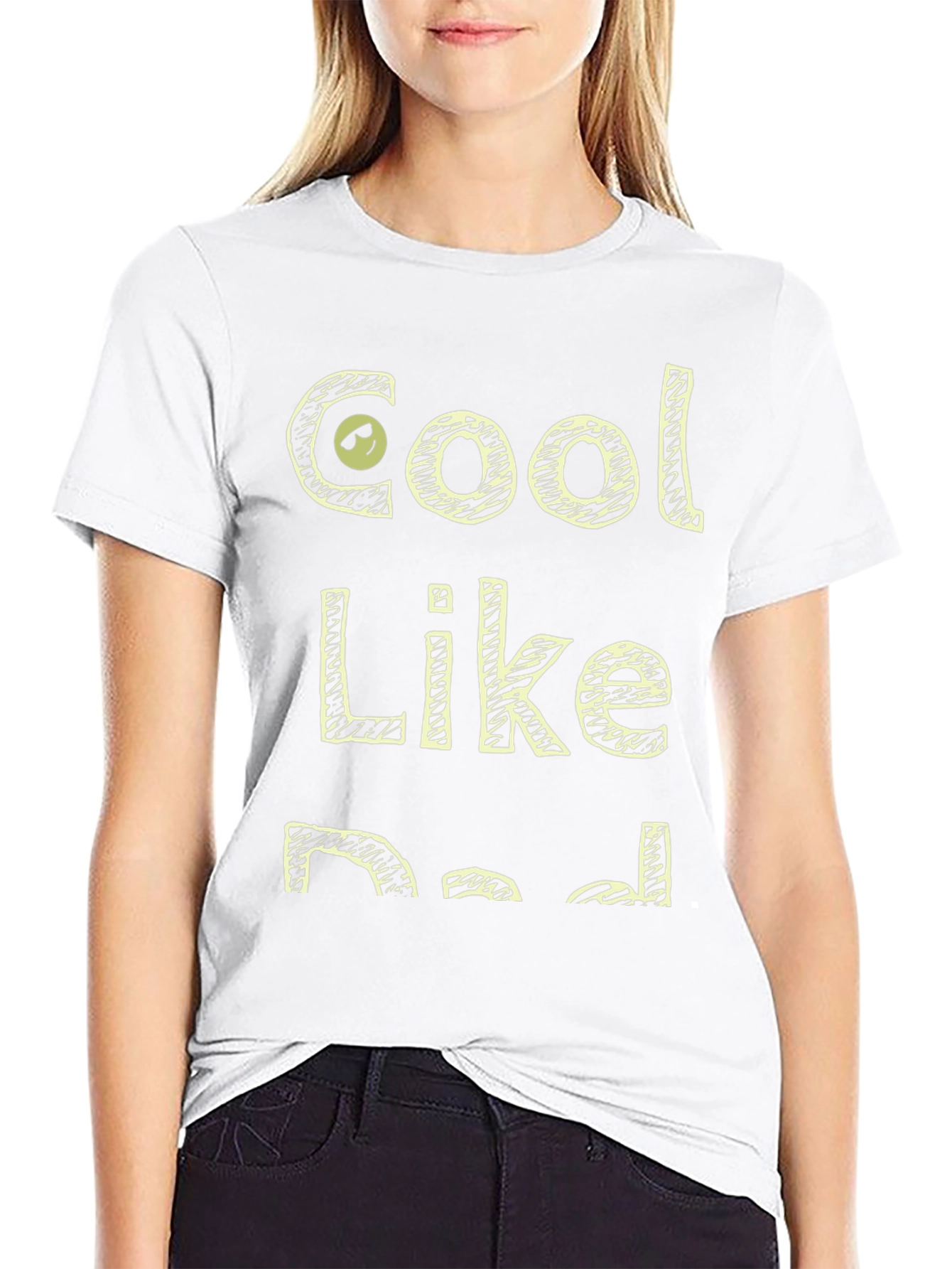 Cool Like Dad Black Graphic T-Shirt