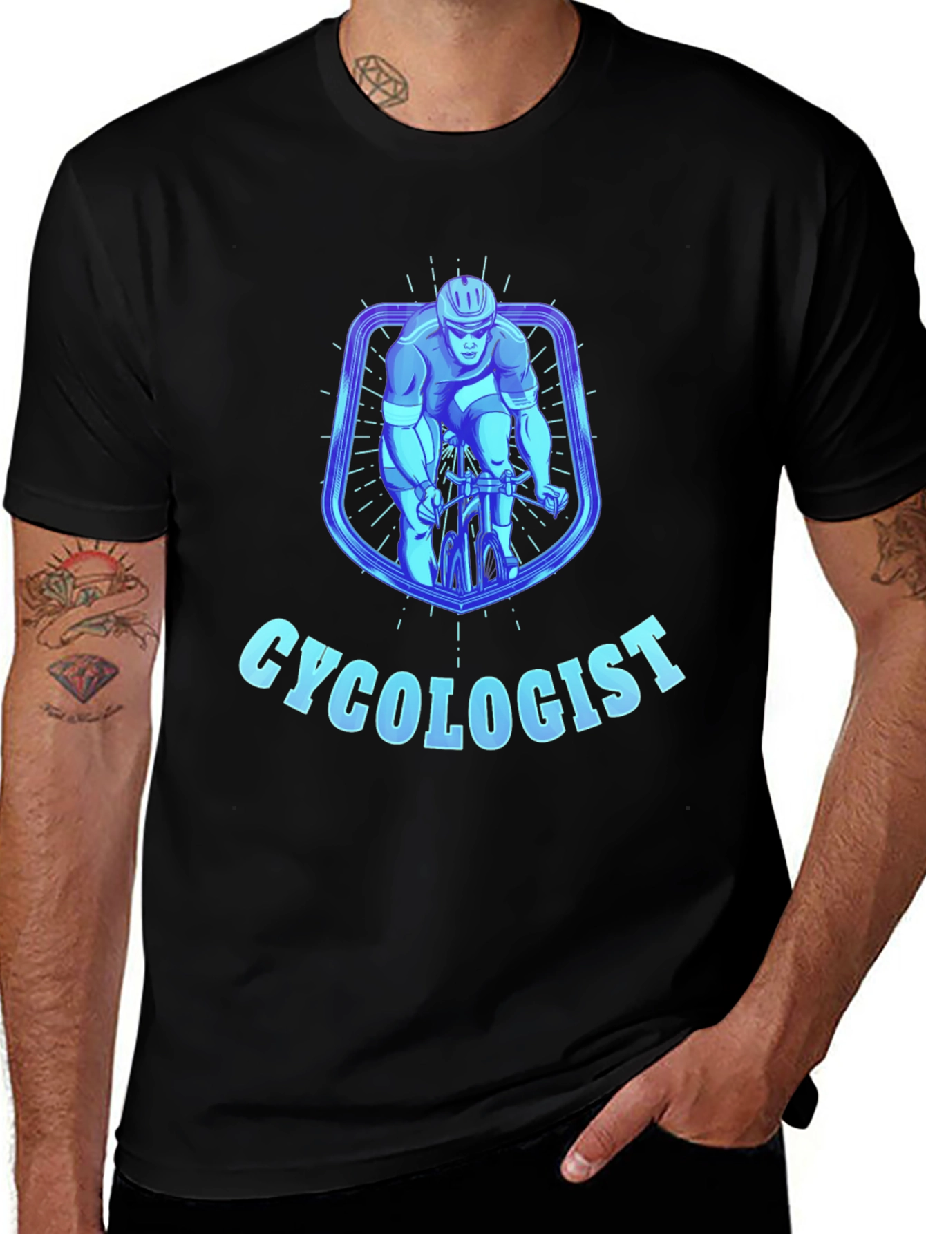 Cyclologist Graphic T-Shirt - Cycling Enthusiast Tee
