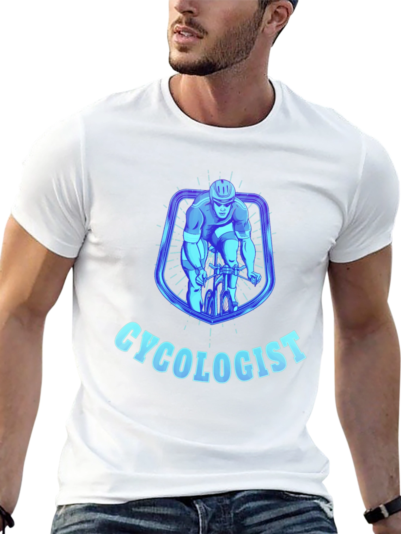 Cyclologist Graphic T-Shirt - Cycling Enthusiast Tee
