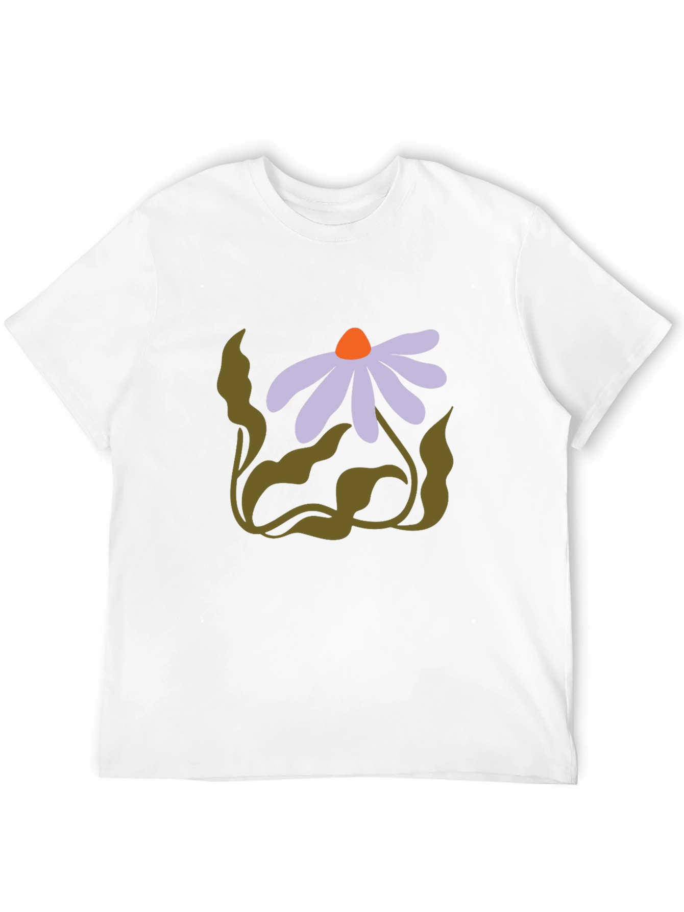 Floral Graphic Black T-Shirt