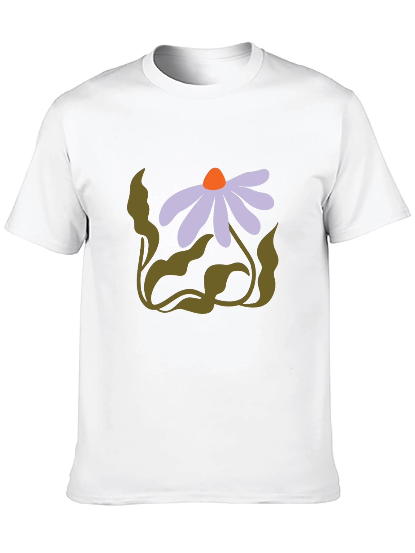 Floral Graphic Black T-Shirt