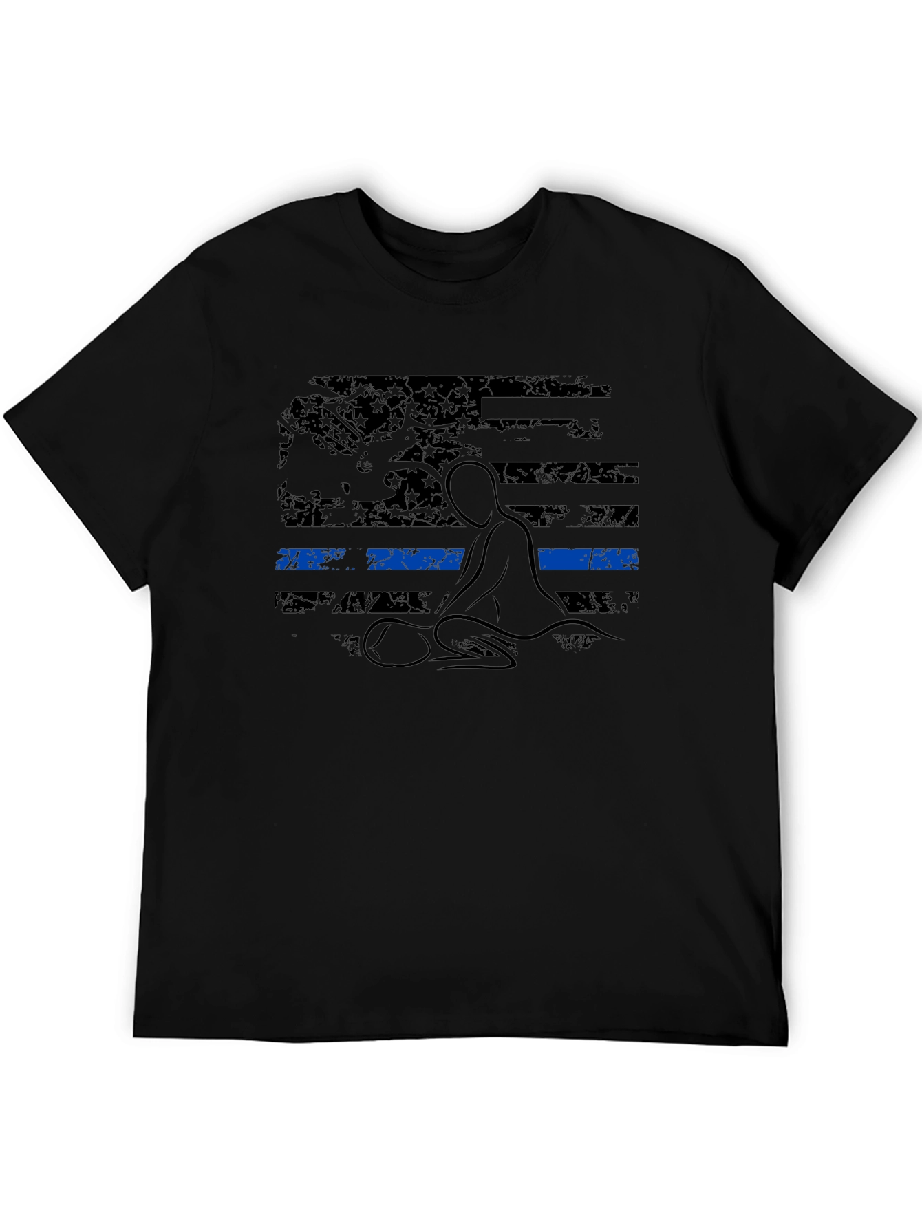 Thin Blue Line CPR T-Shirt - Black