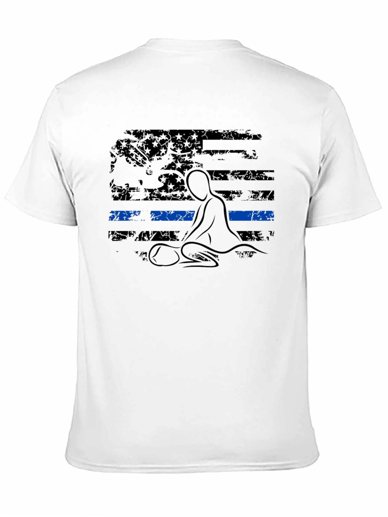 Thin Blue Line CPR T-Shirt - Black