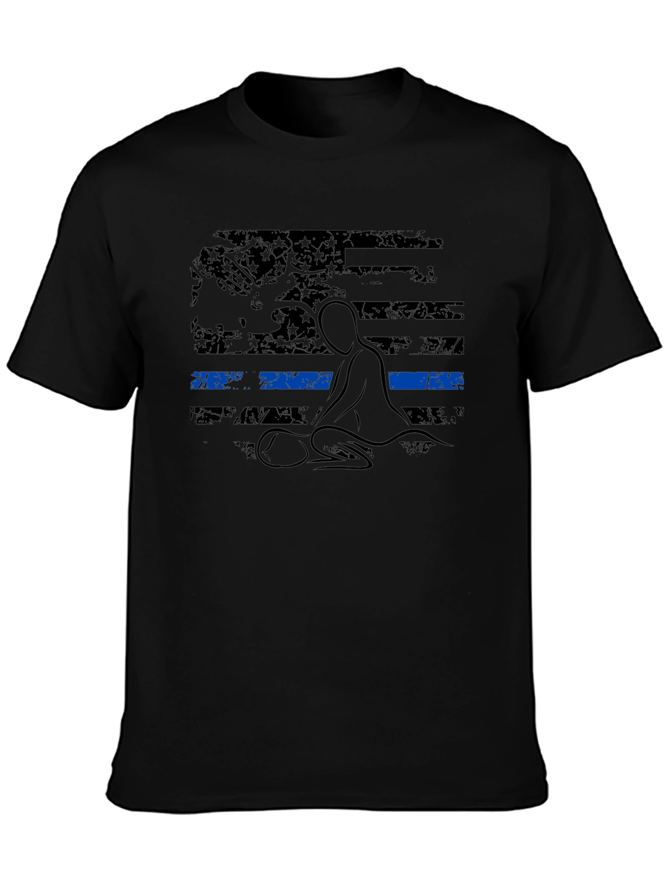 Thin Blue Line CPR T-Shirt - Black