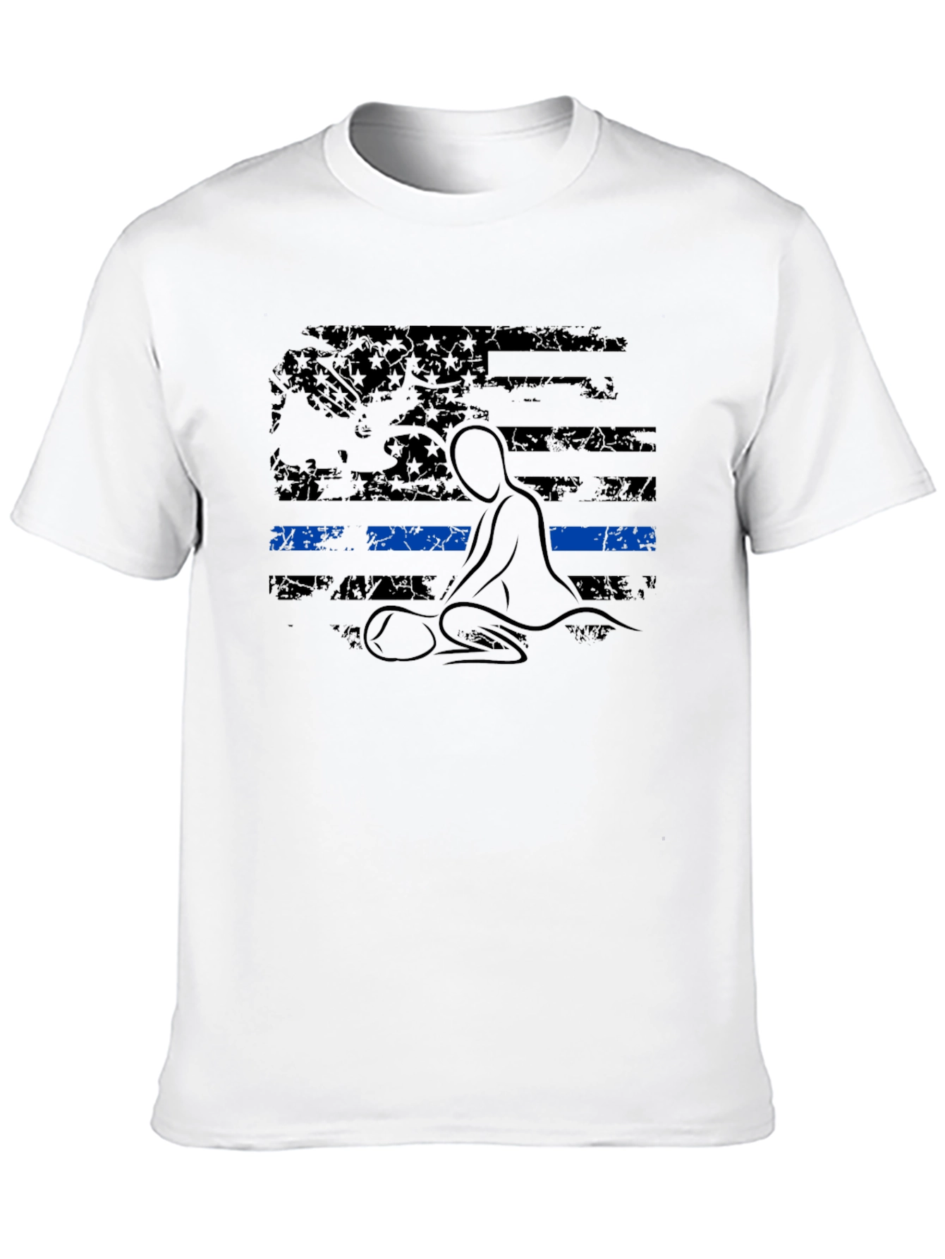 Thin Blue Line CPR T-Shirt - Black