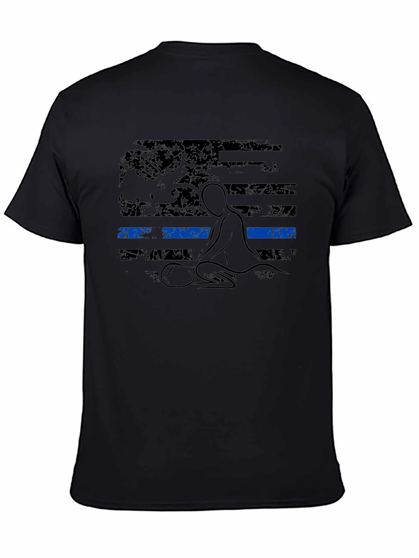 Thin Blue Line CPR T-Shirt - Black