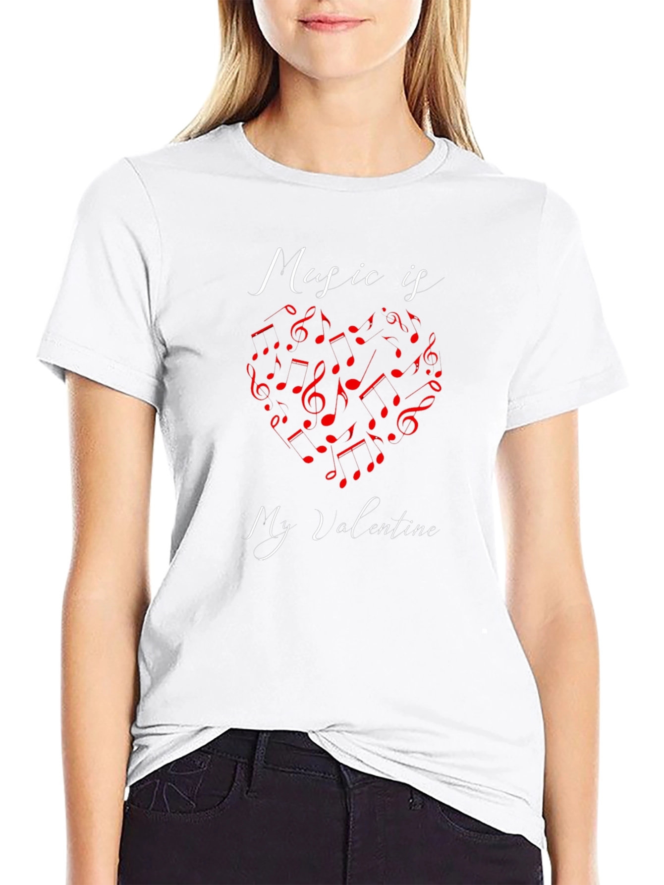 Music is My Valentine T-Shirt