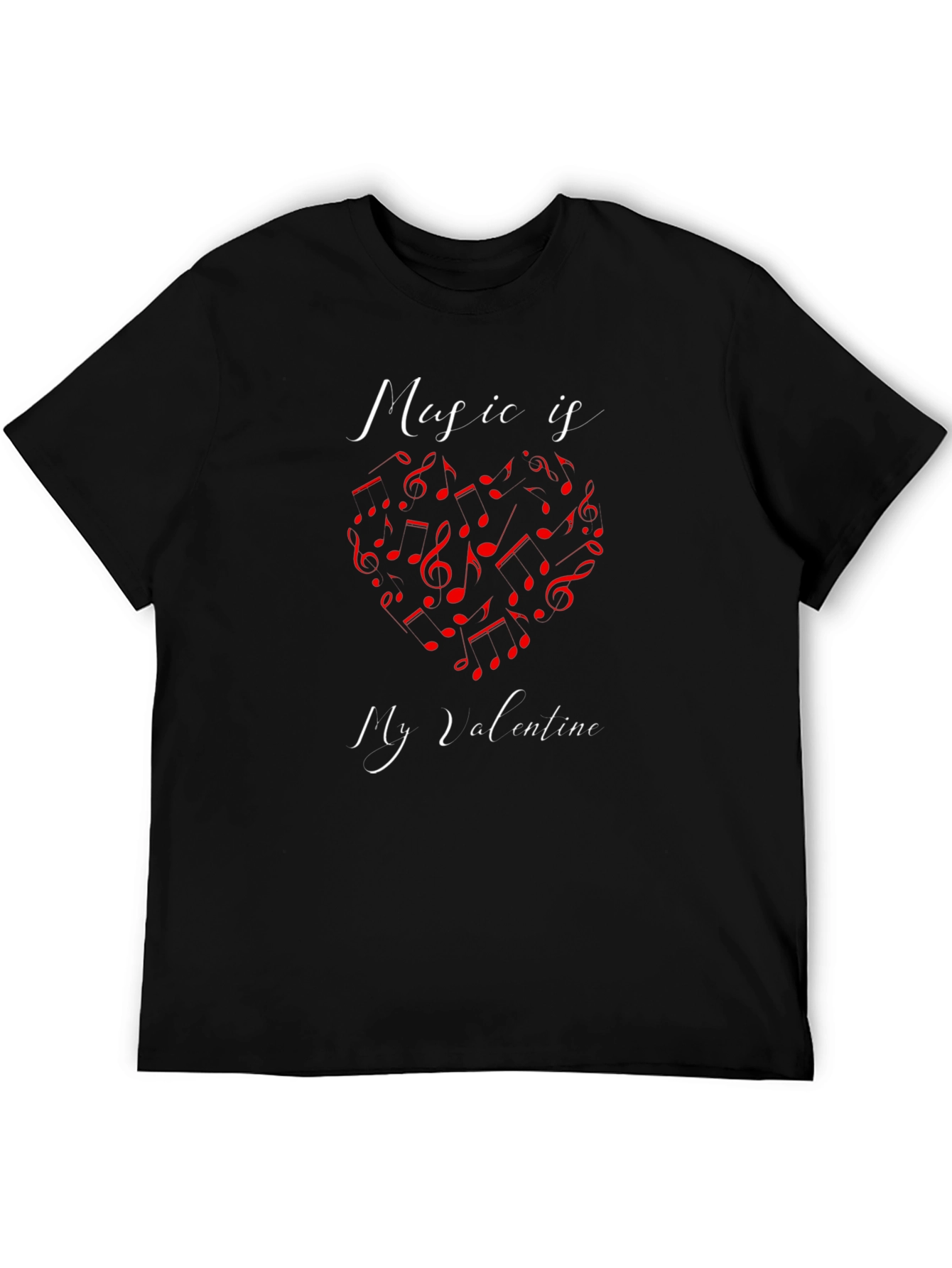 Music is My Valentine T-Shirt