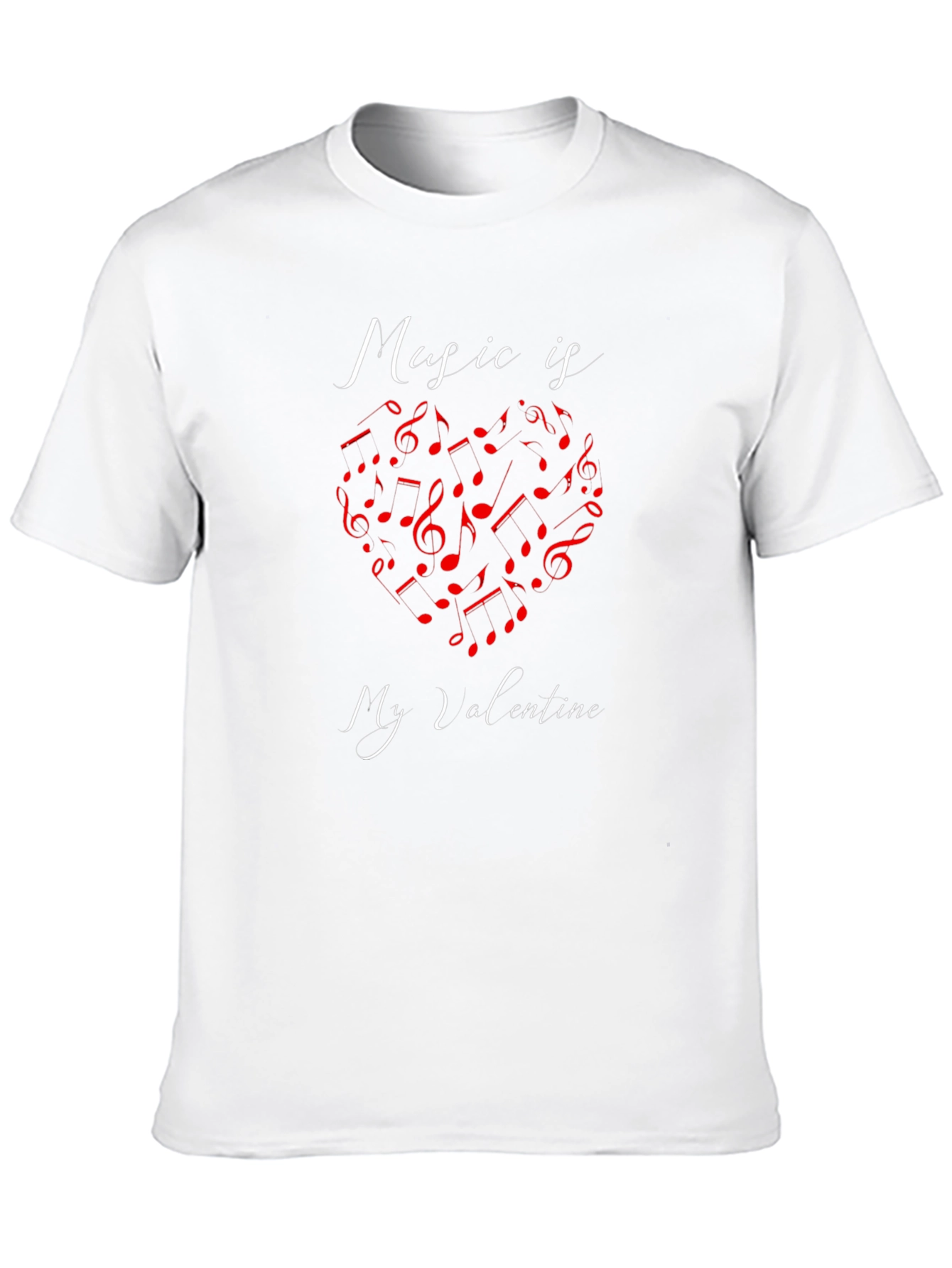 Music is My Valentine T-Shirt