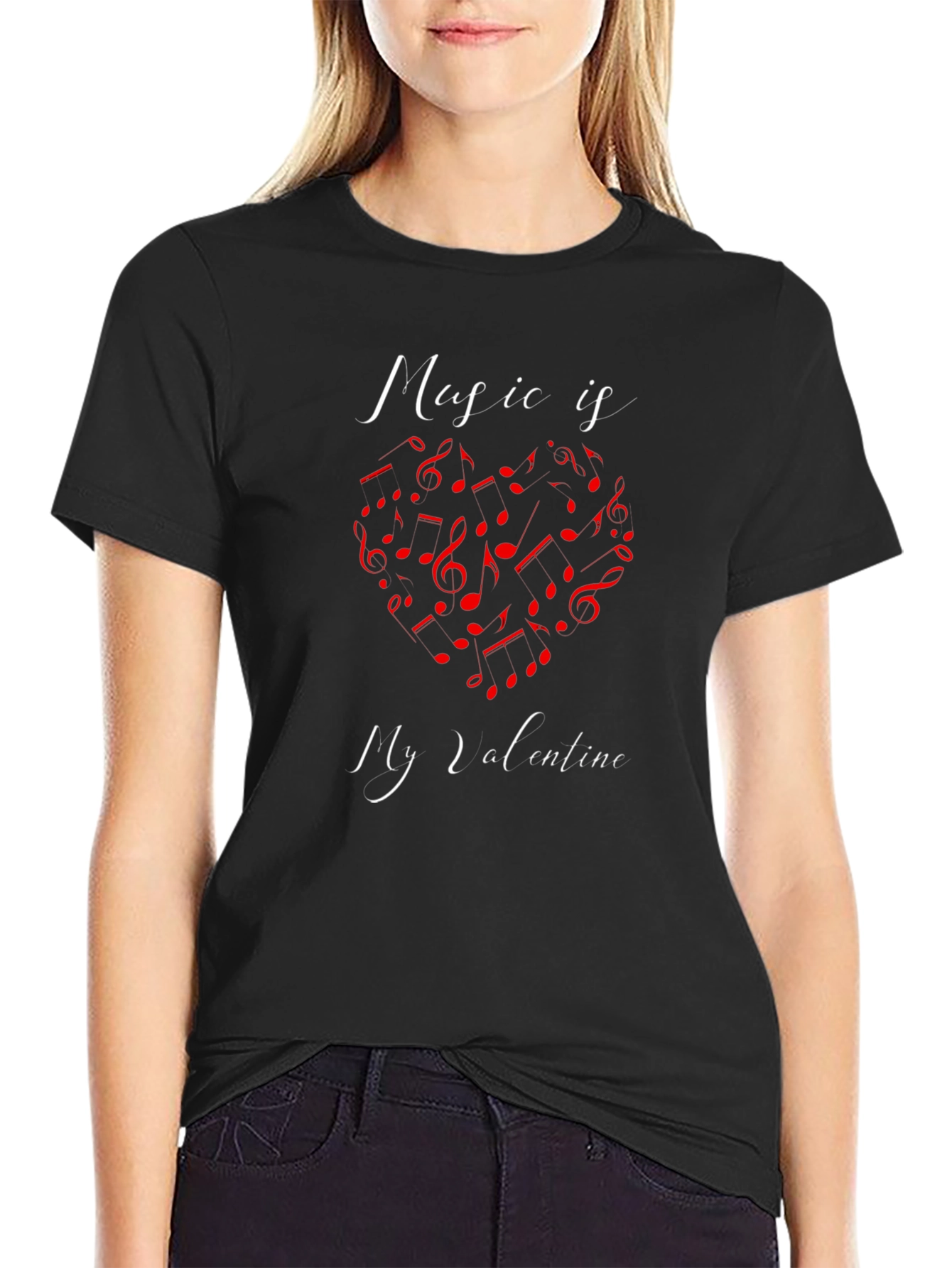 Music is My Valentine T-Shirt
