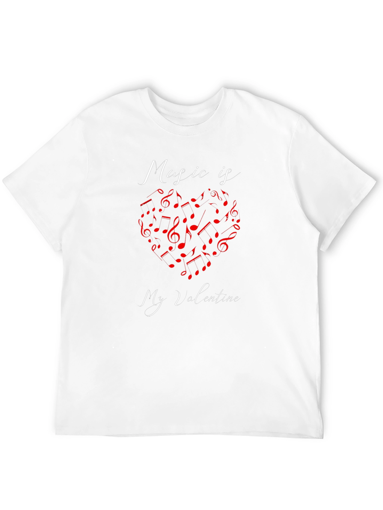 Music is My Valentine T-Shirt