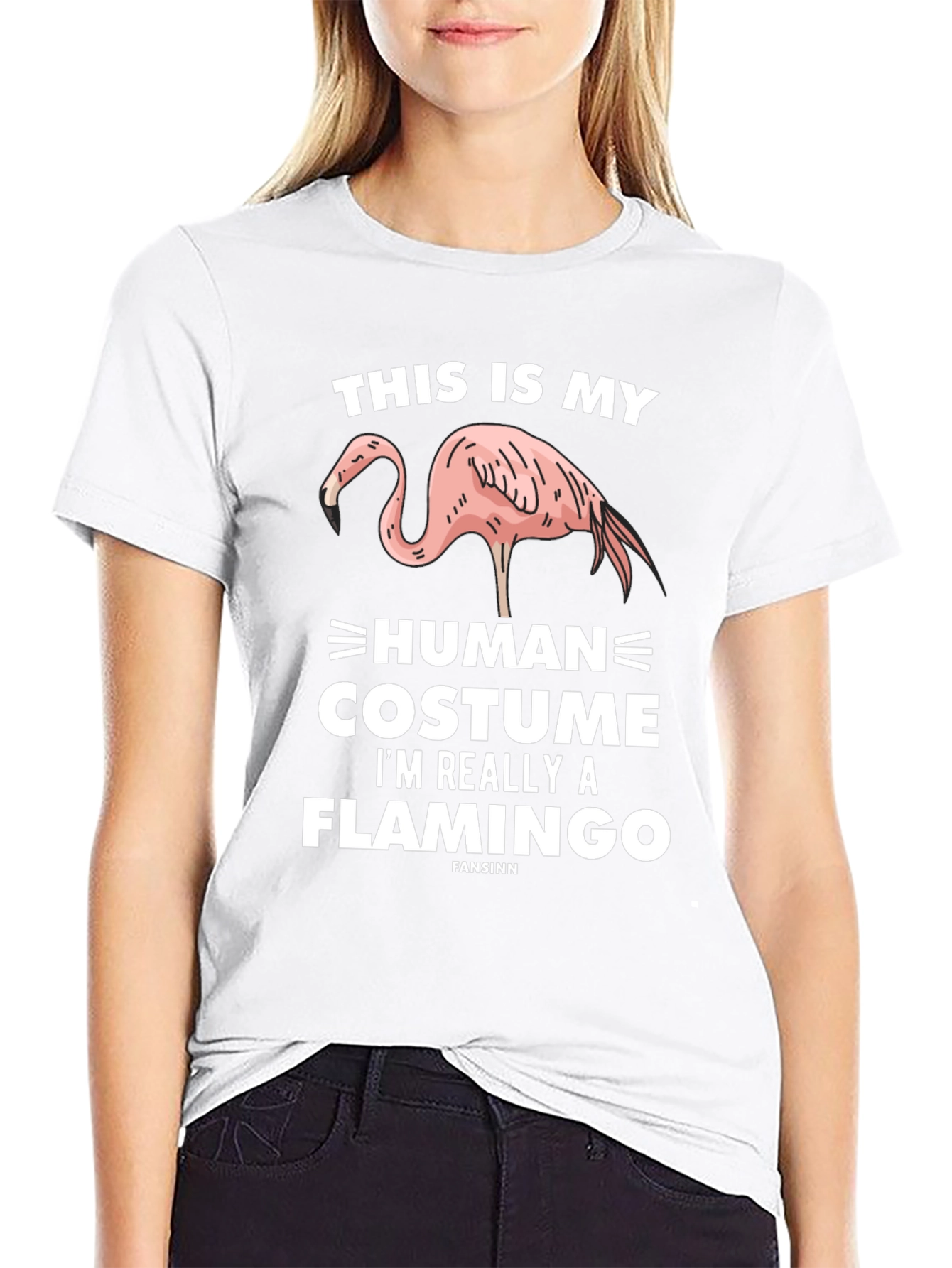 Funny Flamingo Costume T-Shirt