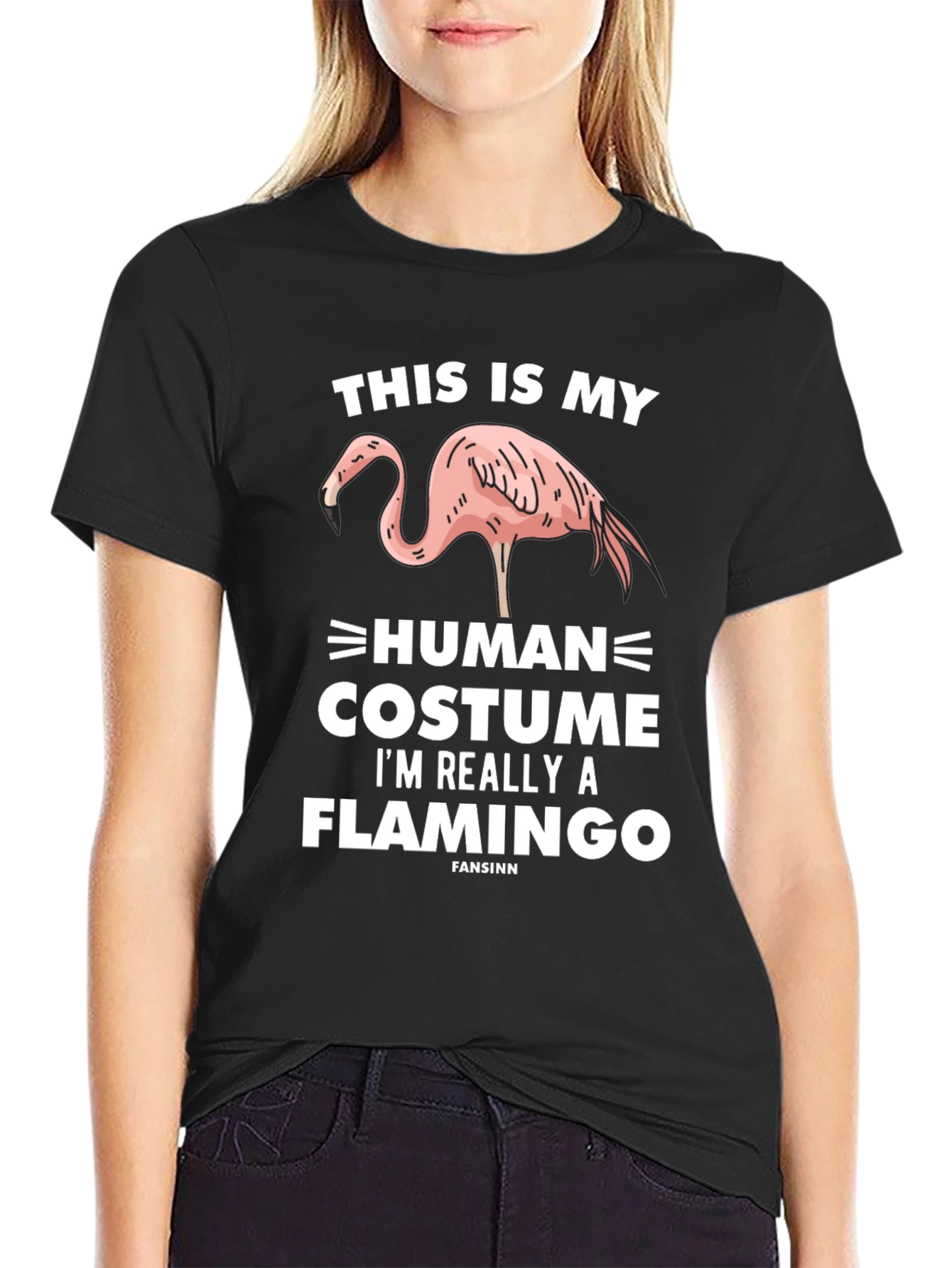 Funny Flamingo Costume T-Shirt