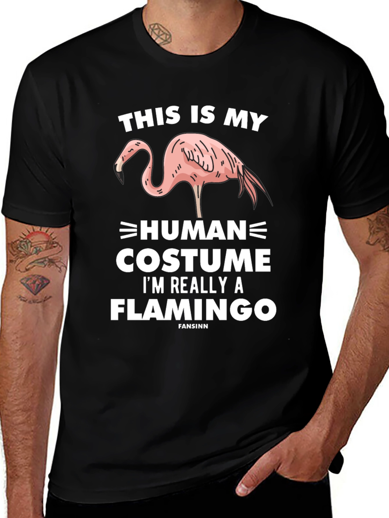 Funny Flamingo Costume T-Shirt