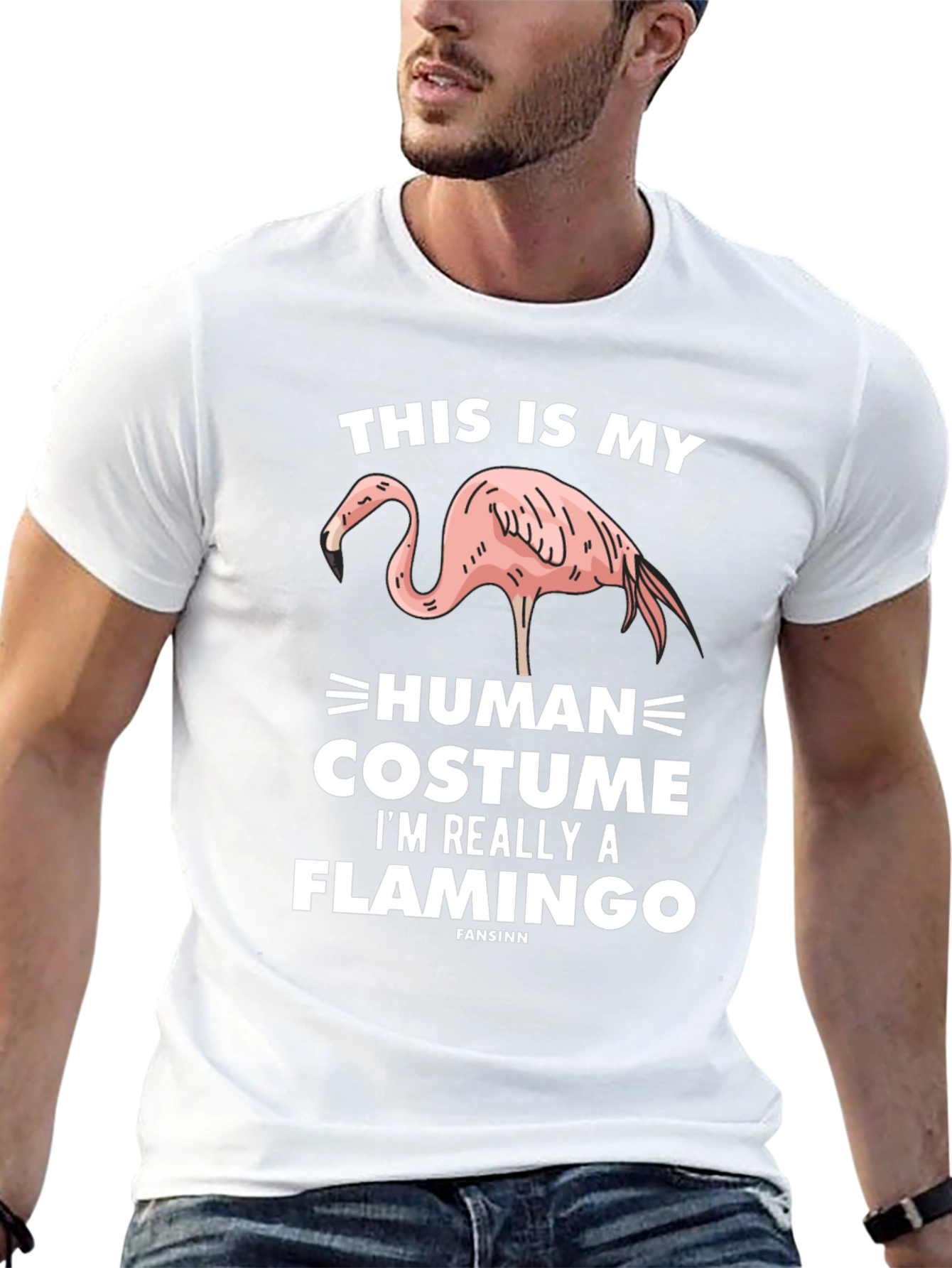 Funny Flamingo Costume T-Shirt