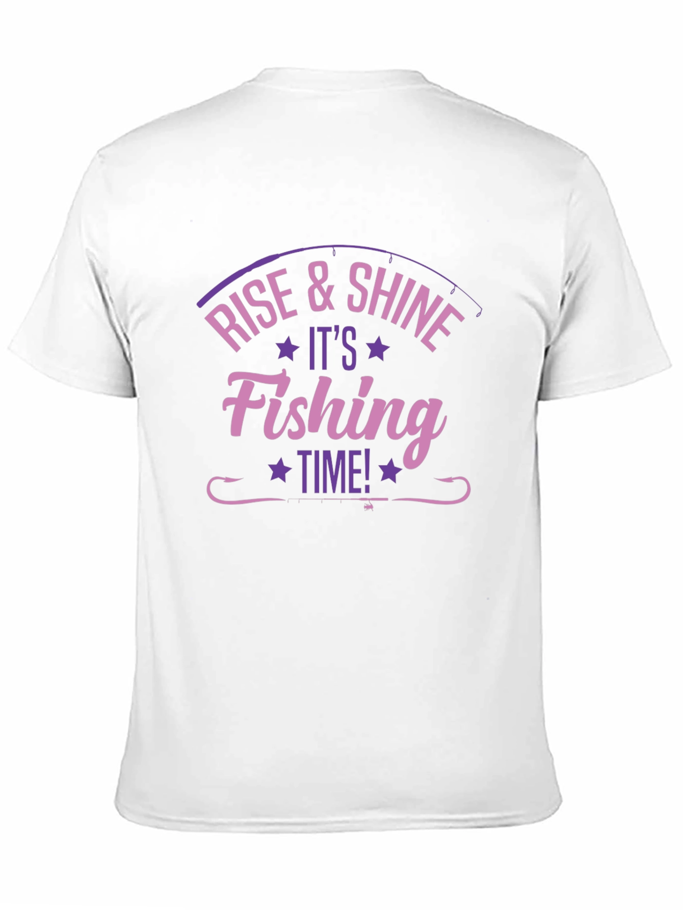 Rise & Shine Fishing Time Black T-Shirt