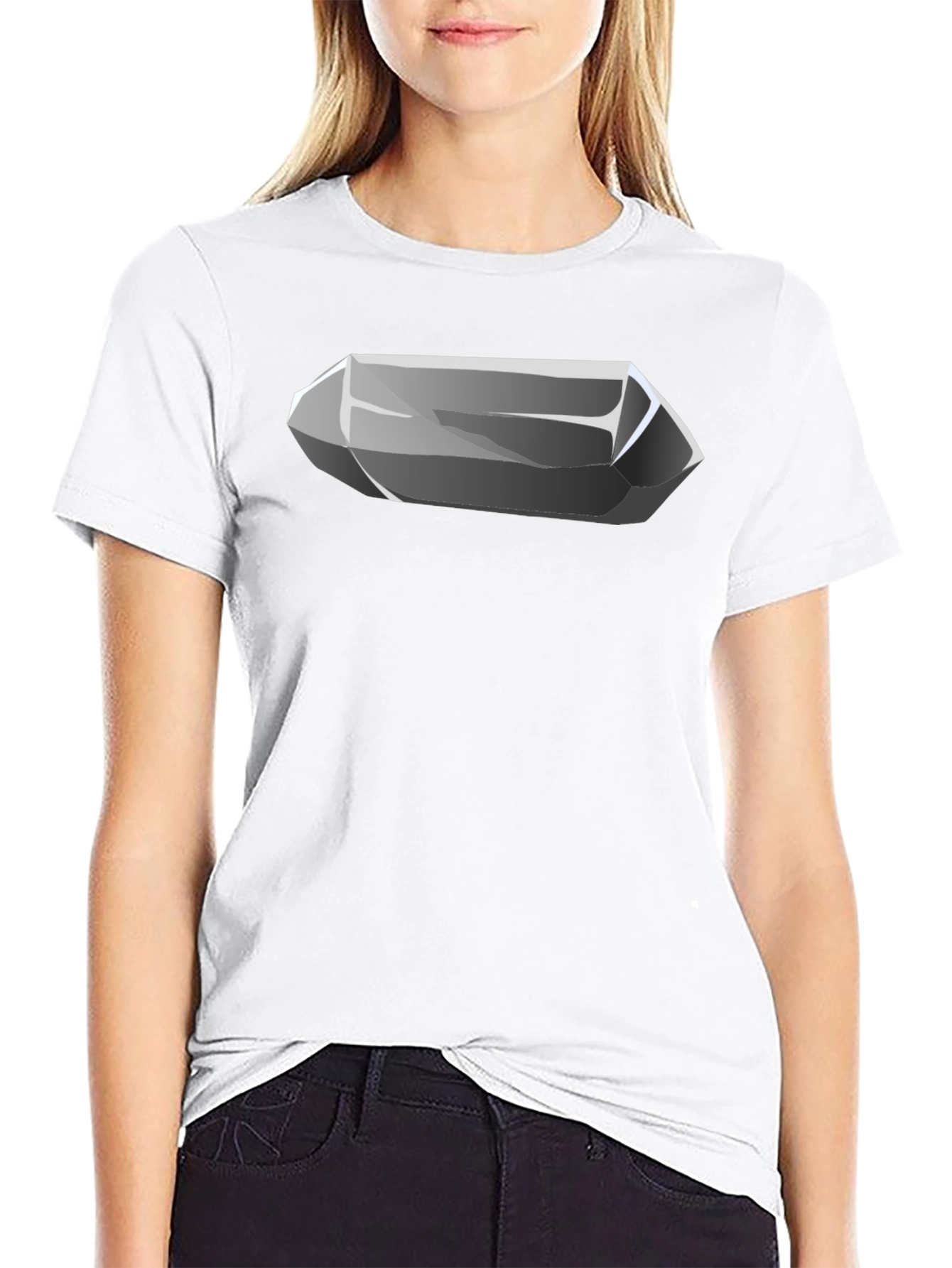 Quartz Crystal Graphic Tee - Cool Mineral Design