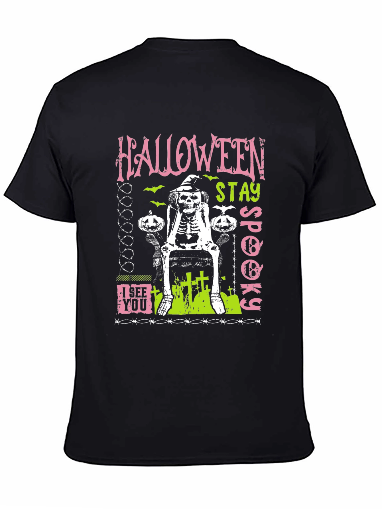 Halloween Stay Spooky Skeleton T-Shirt