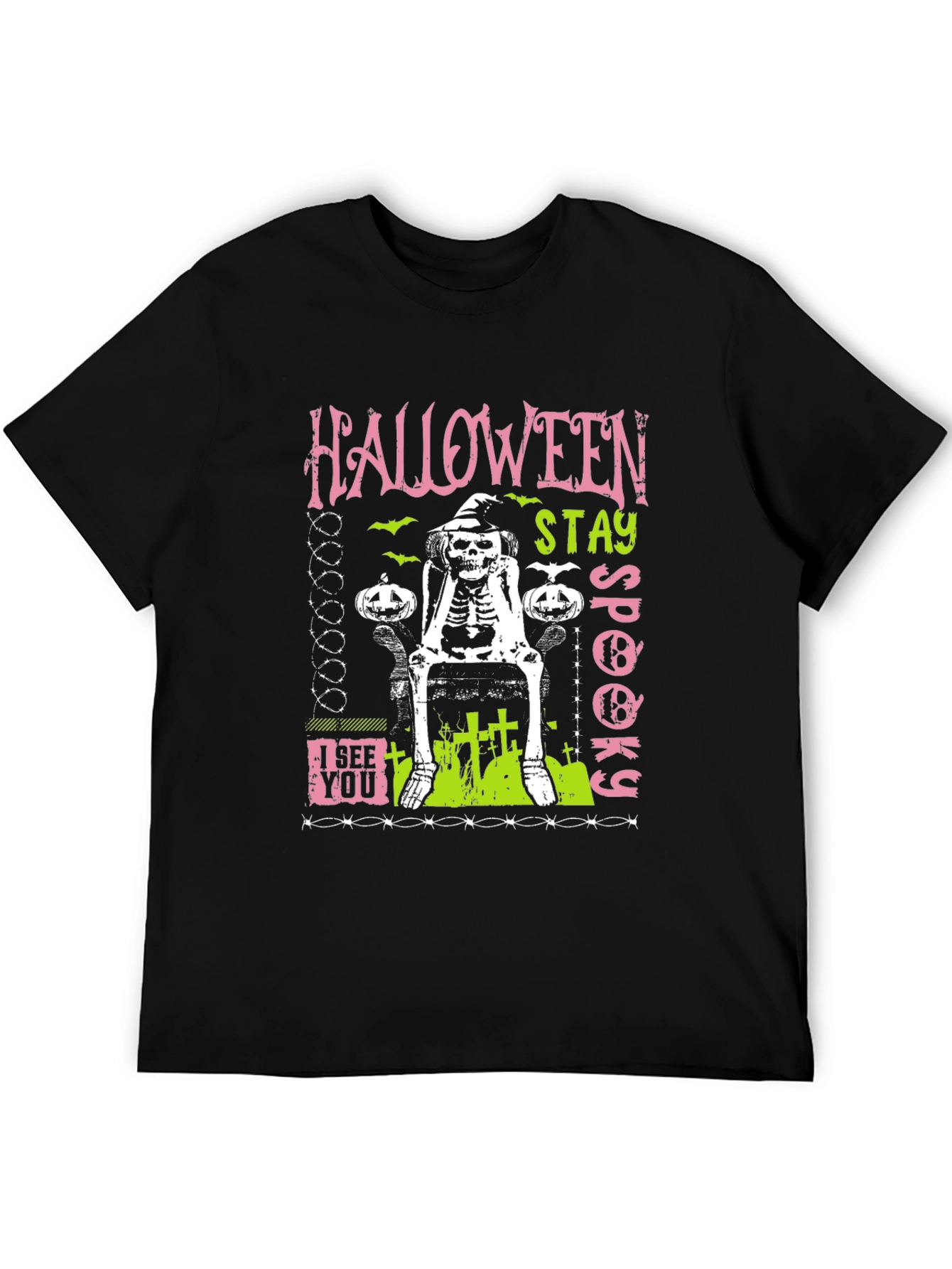 Halloween Stay Spooky Skeleton T-Shirt